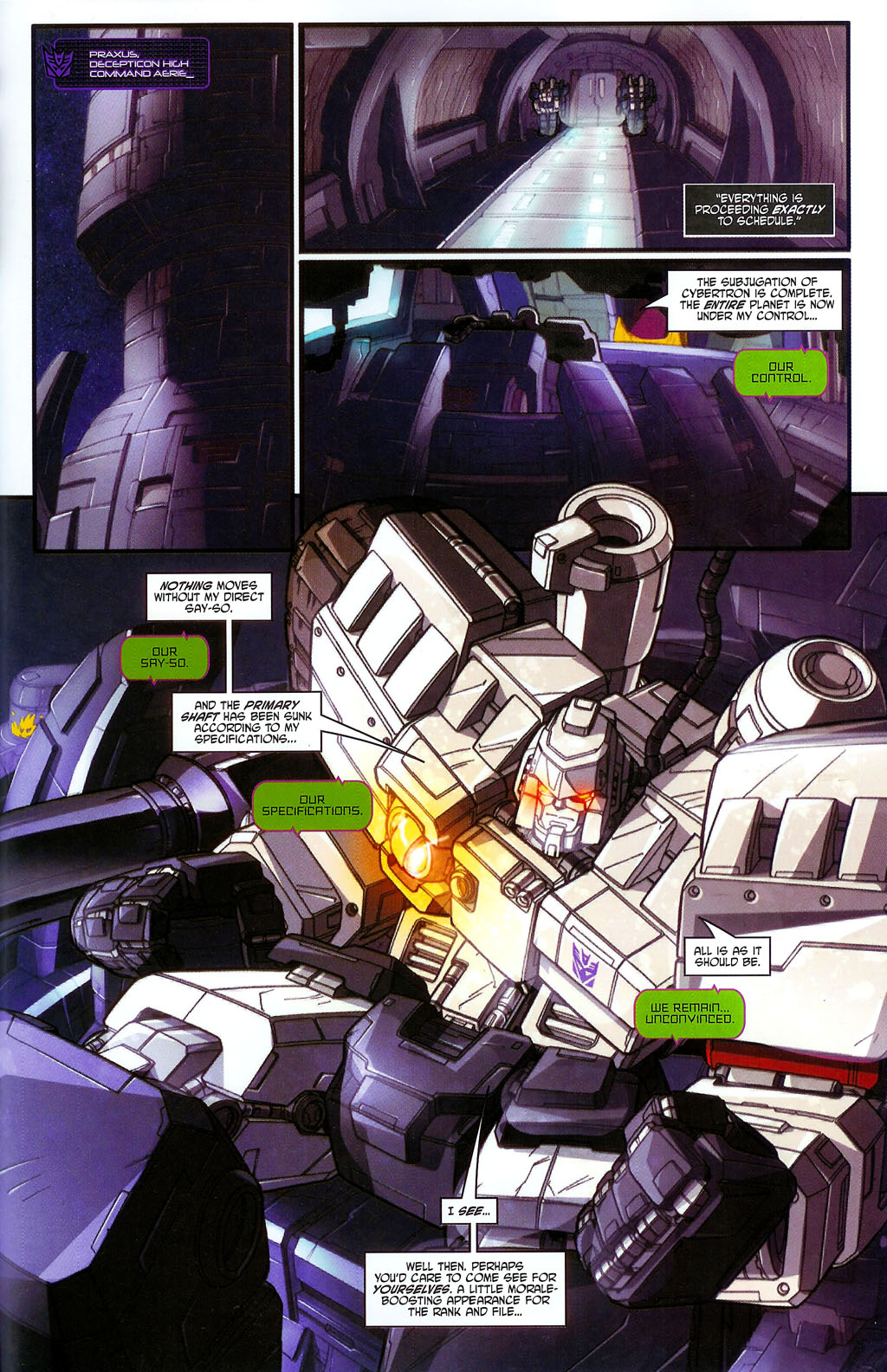 Read online Transformers War Within: "The Age of Wrath" comic -  Issue #2 - 17