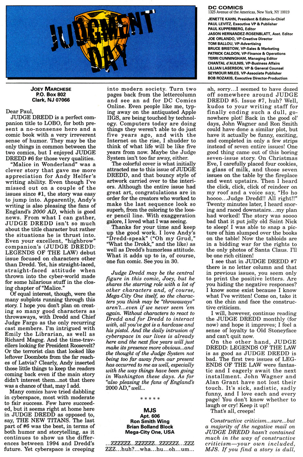 Read online Judge Dredd (1994) comic -  Issue #10 - 27