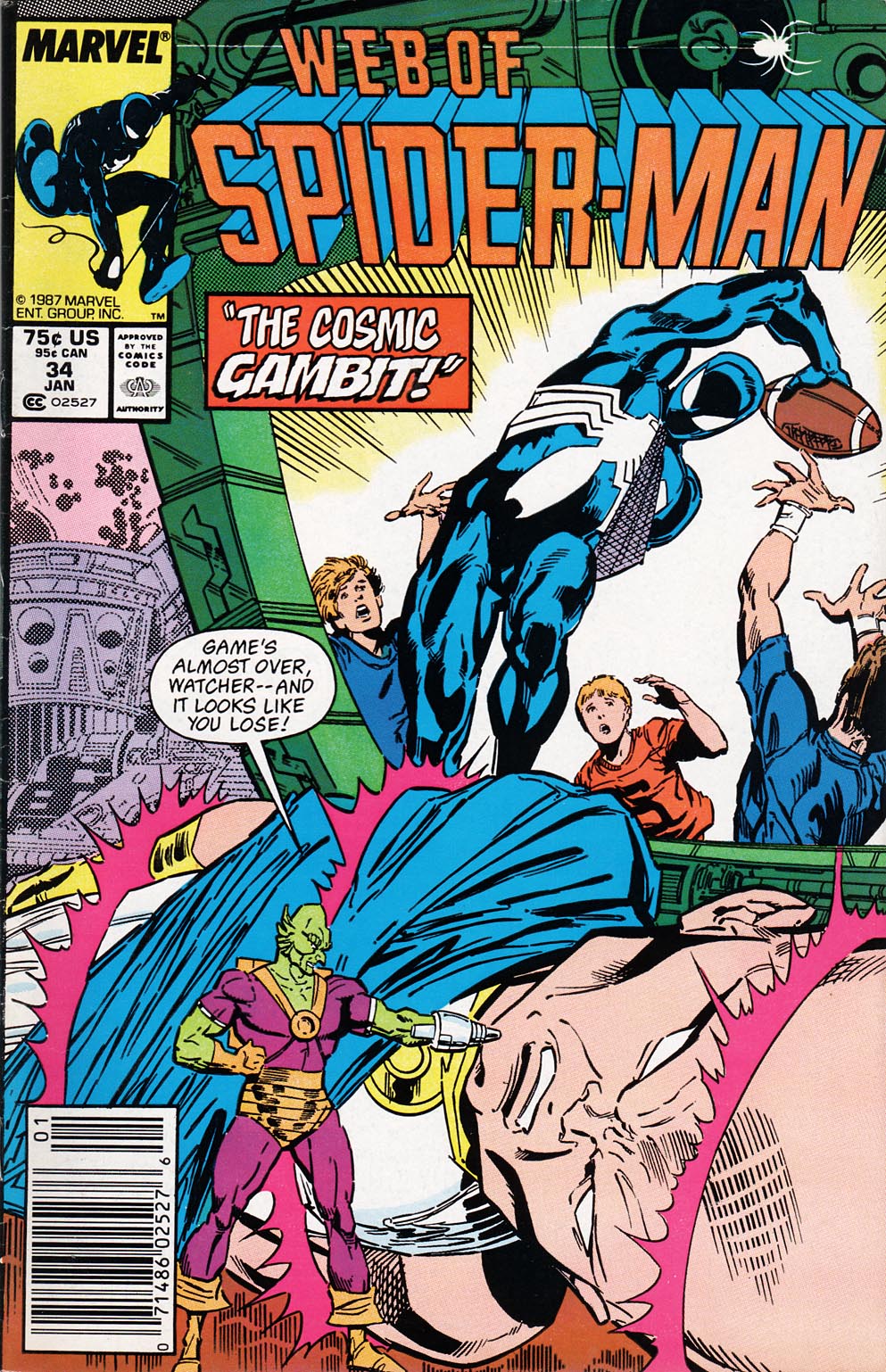 Read online Web of Spider-Man (1985) comic -  Issue #34 - 1