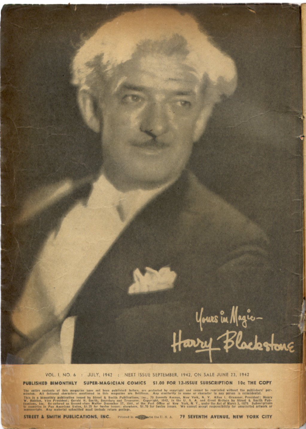 Read online Super-Magician Comics comic -  Issue #6 - 2