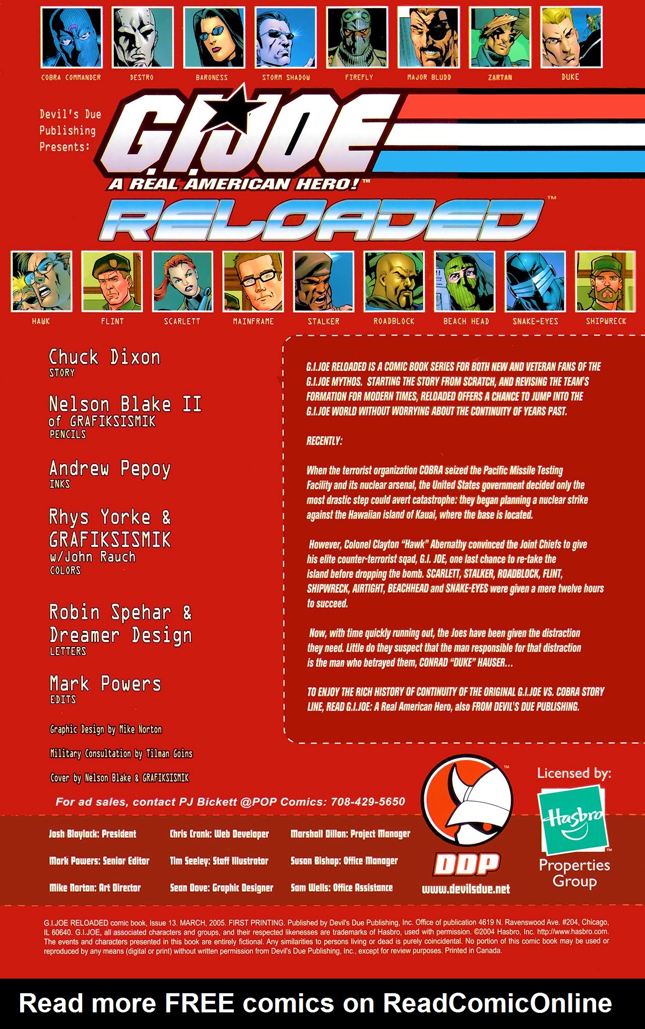 Read online G.I. Joe Reloaded comic -  Issue #13 - 2