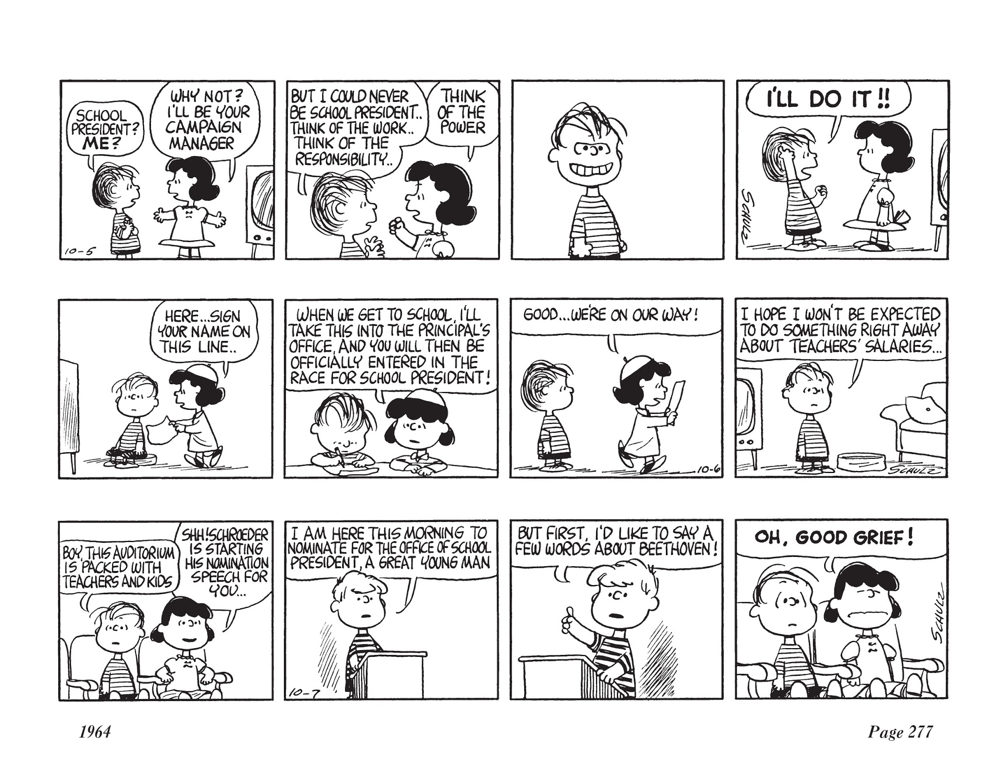 Read online The Complete Peanuts comic -  Issue # TPB 7 - 288