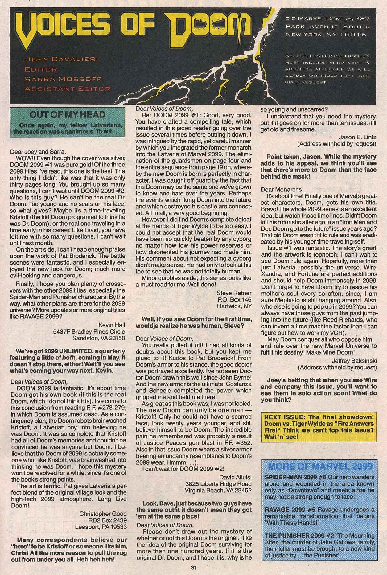 Read online Doom 2099 comic -  Issue #3 - 27