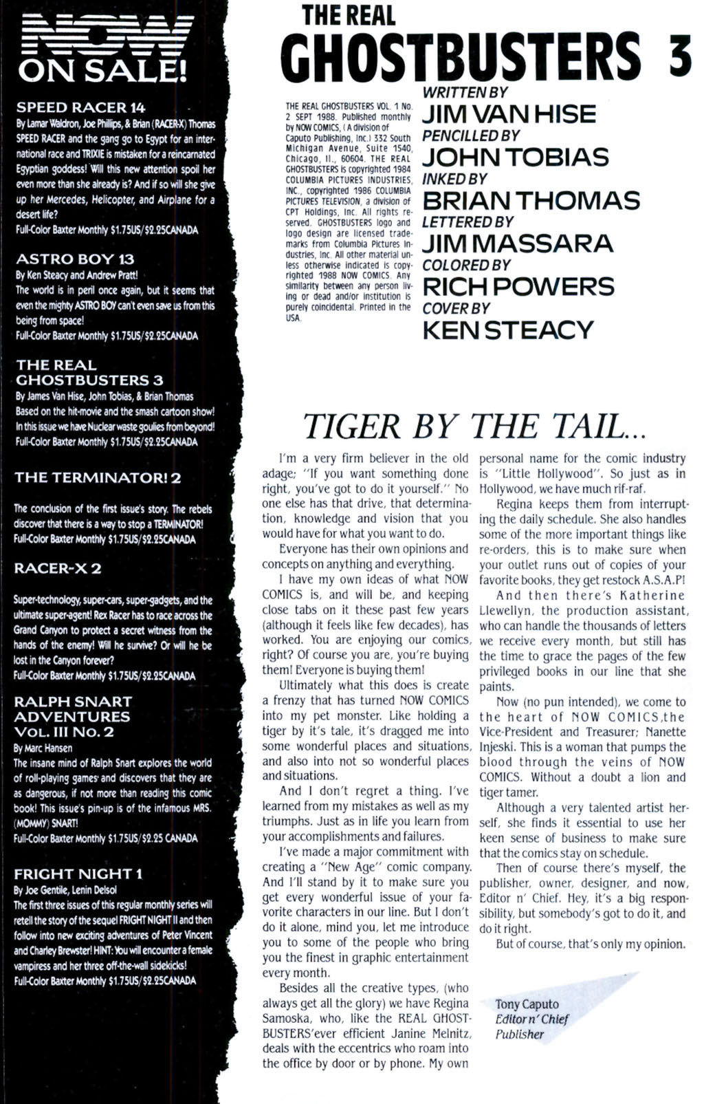 Read online Real Ghostbusters comic -  Issue #3 - 2