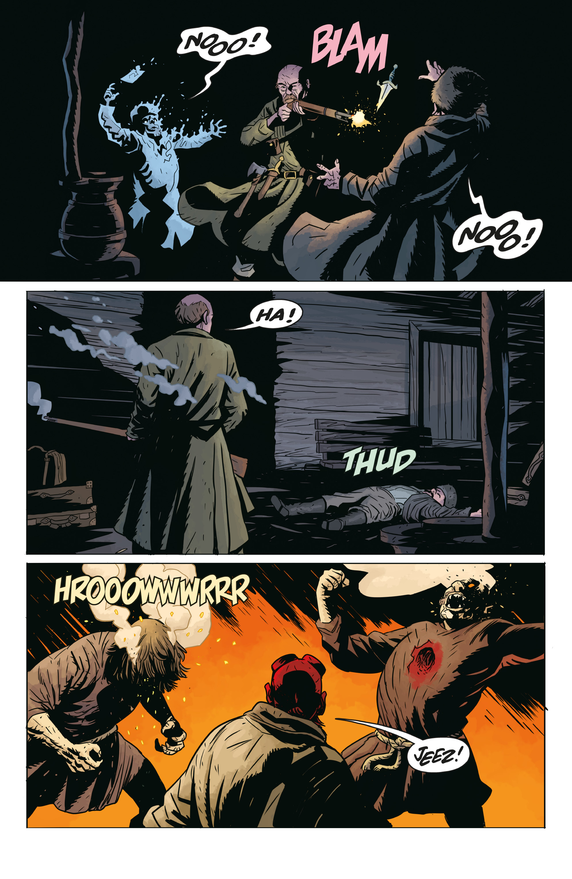 Read online Hellboy and the B.P.R.D.: Long Night at Goloski Station comic -  Issue # Full - 21