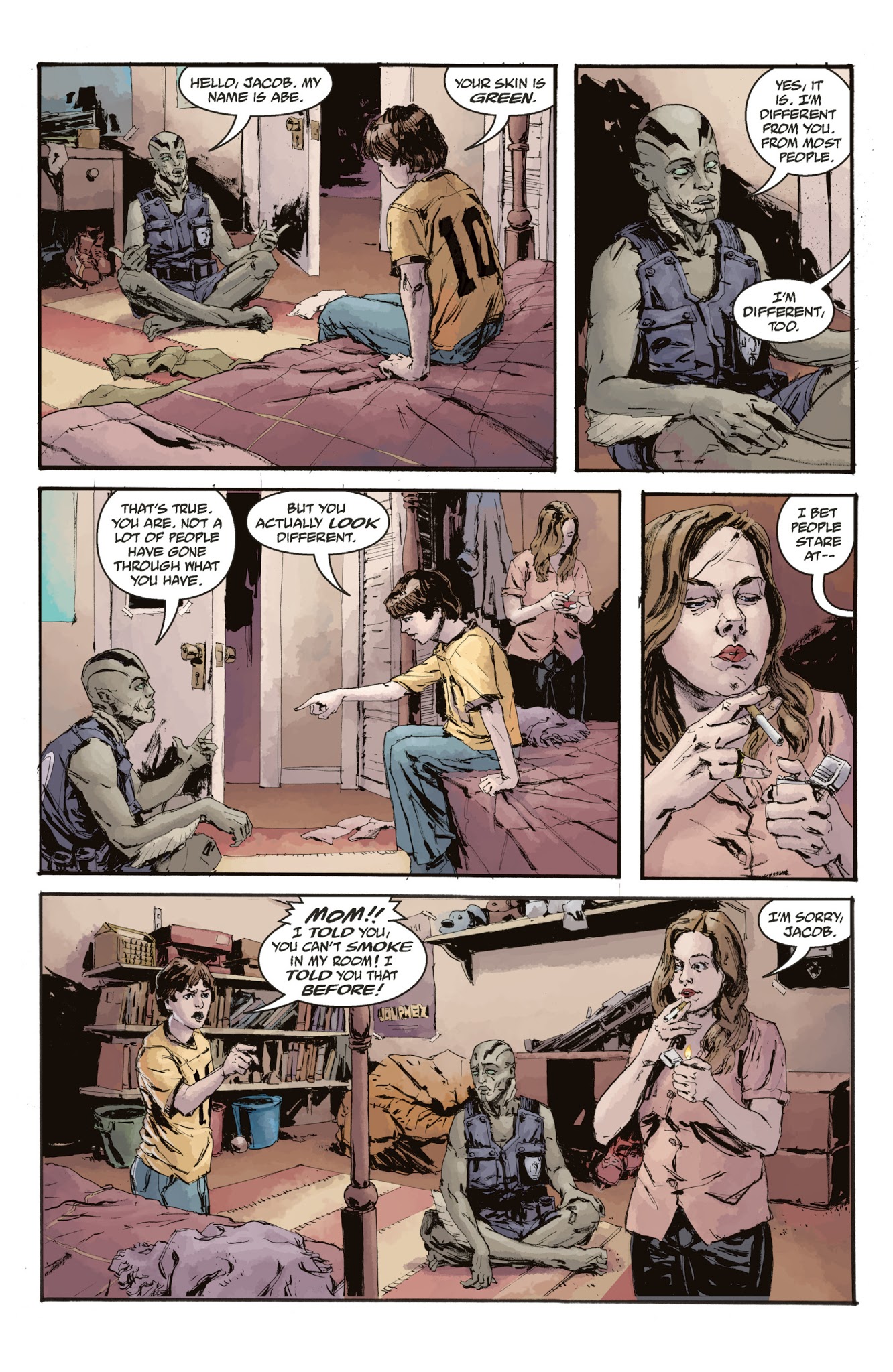 Read online Abe Sapien: The Devil Does Not Jest and Other Stories comic -  Issue # TPB - 16