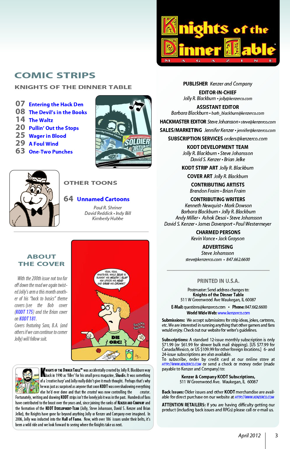 Read online Knights of the Dinner Table comic -  Issue #186 - 5