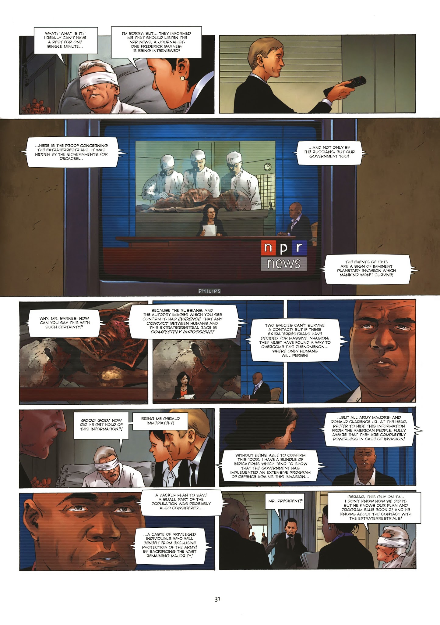 Read online Prometheus comic -  Issue #8 - 32