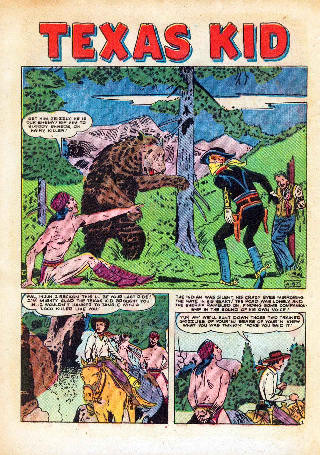 Read online Texas Kid comic -  Issue #10 - 10