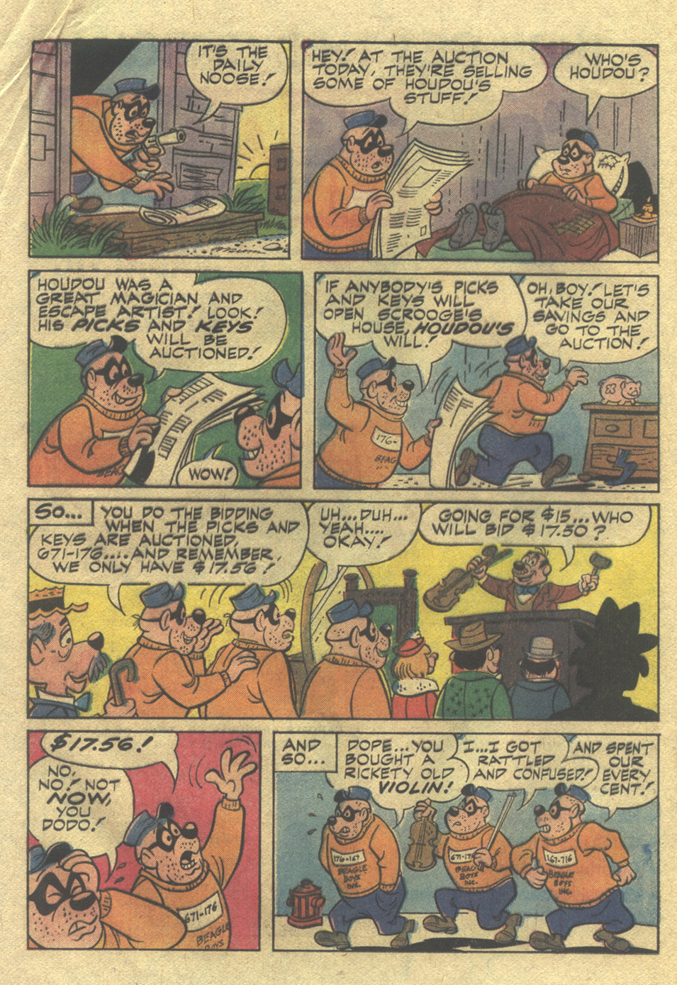 Read online Walt Disney THE BEAGLE BOYS comic -  Issue #13 - 20