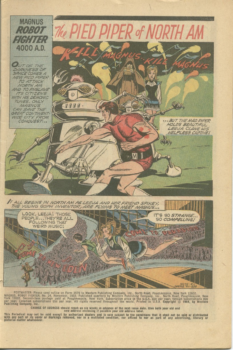 Read online Magnus, Robot Fighter 4000 AD comic -  Issue #24 - 2