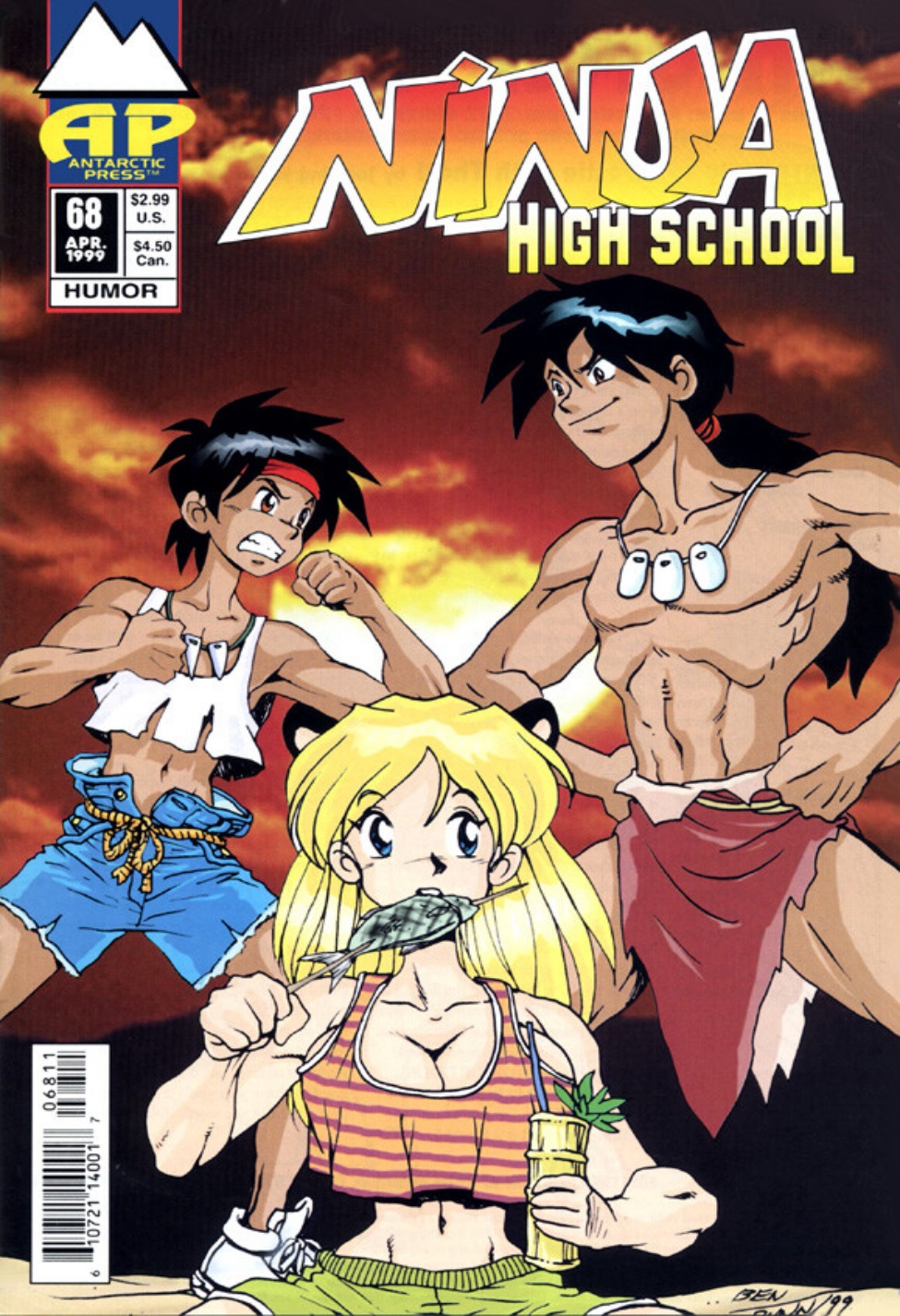 Read online Ninja High School (1986) comic -  Issue #68 - 1