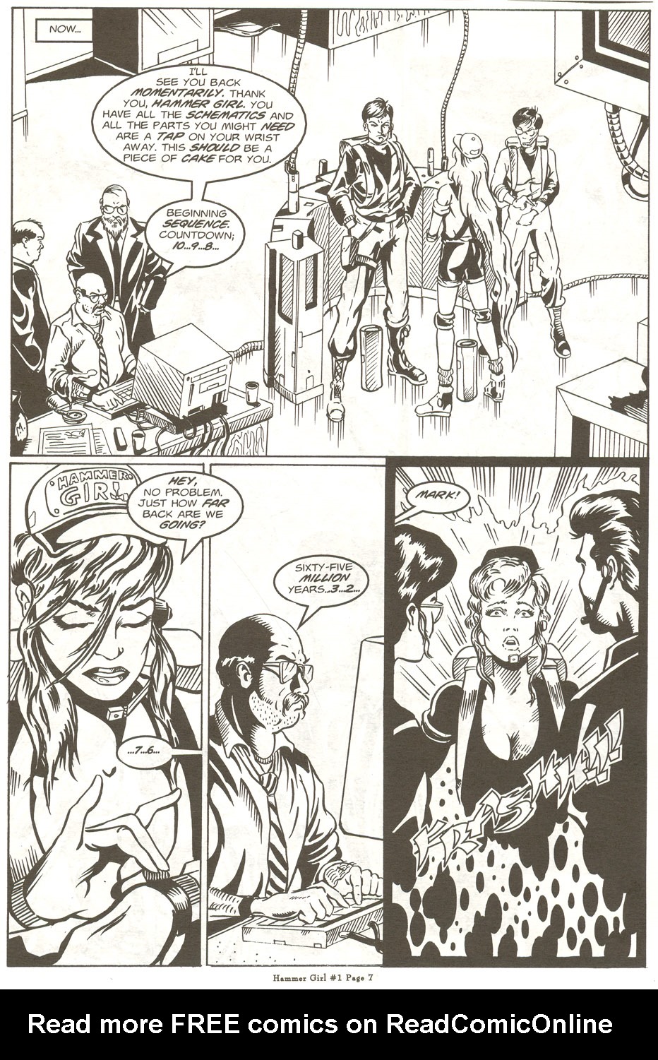 Read online Hammer Girl comic -  Issue #1 - 9