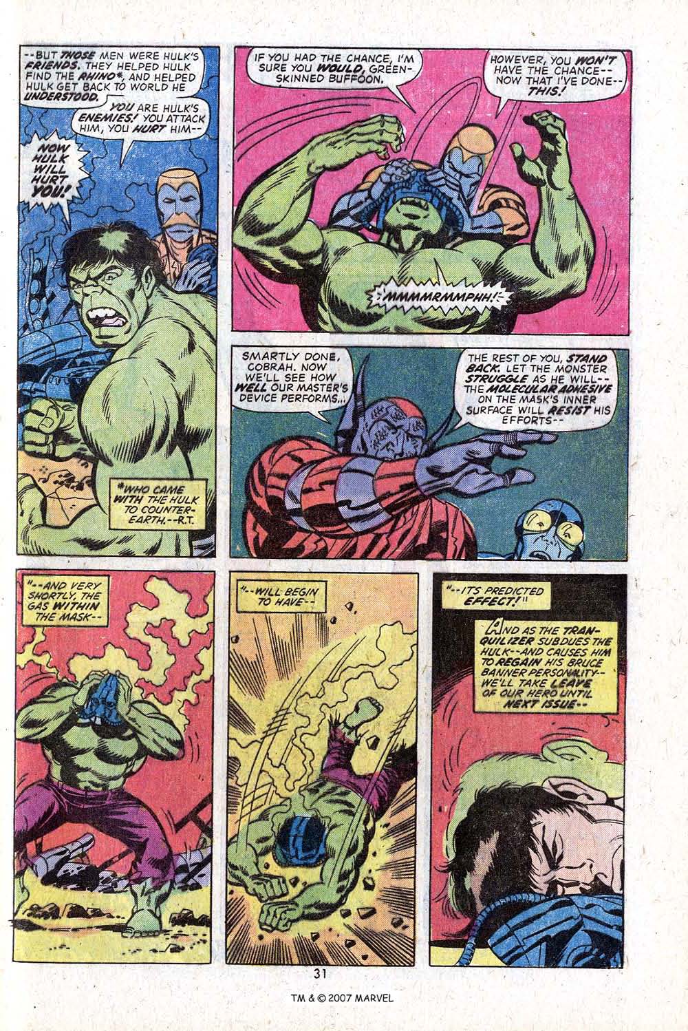 Read online The Incredible Hulk (1968) comic -  Issue #176 - 33