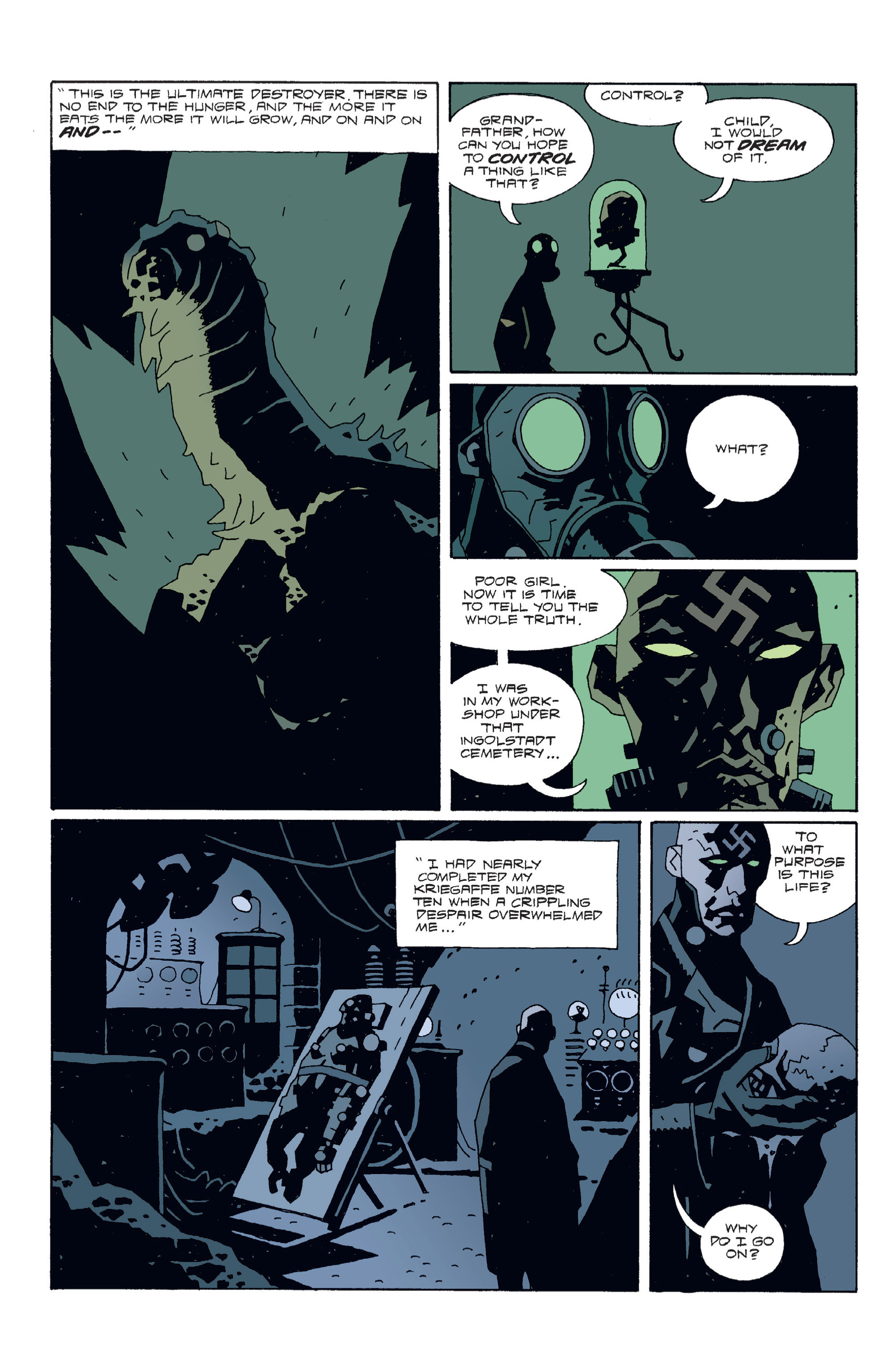 Read online Hellboy comic -  Issue #5 - 95