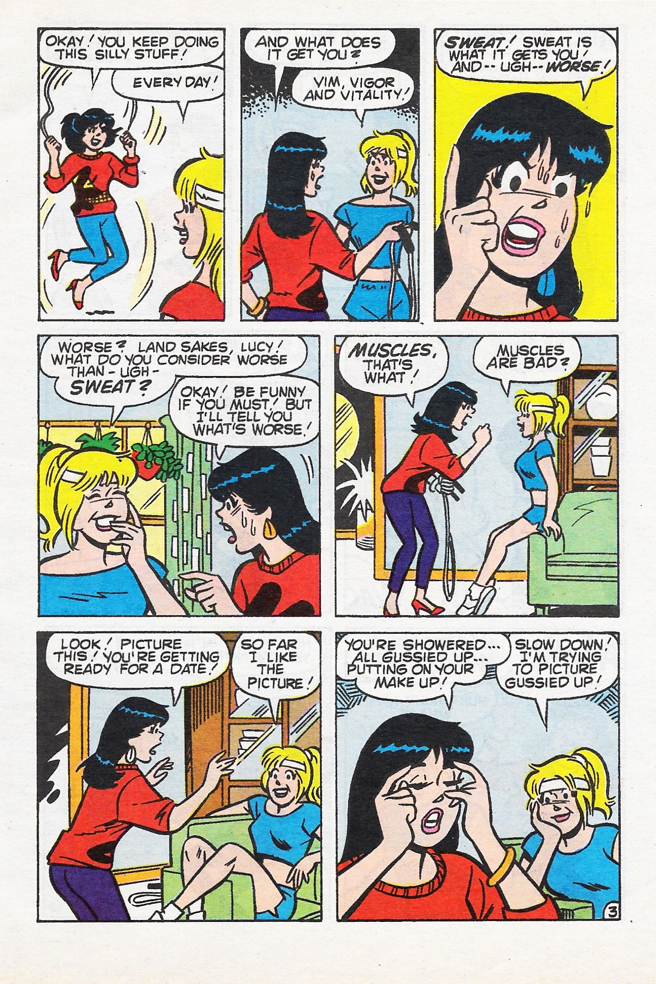 Read online Betty and Veronica Digest Magazine comic -  Issue #58 - 93