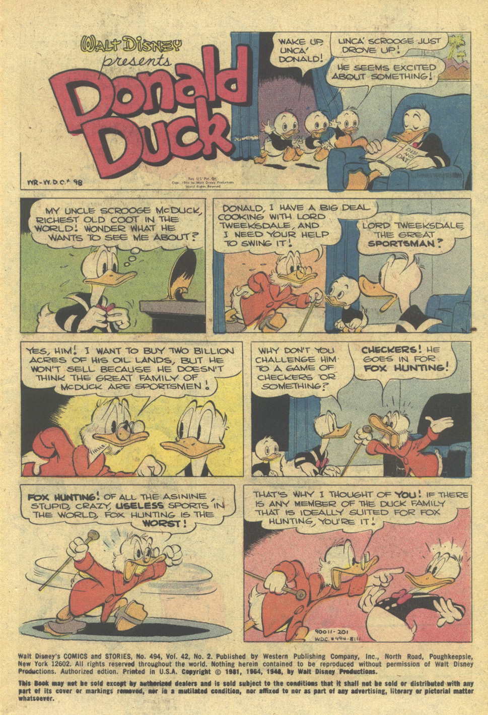 Read online Walt Disney's Comics and Stories comic -  Issue #494 - 3