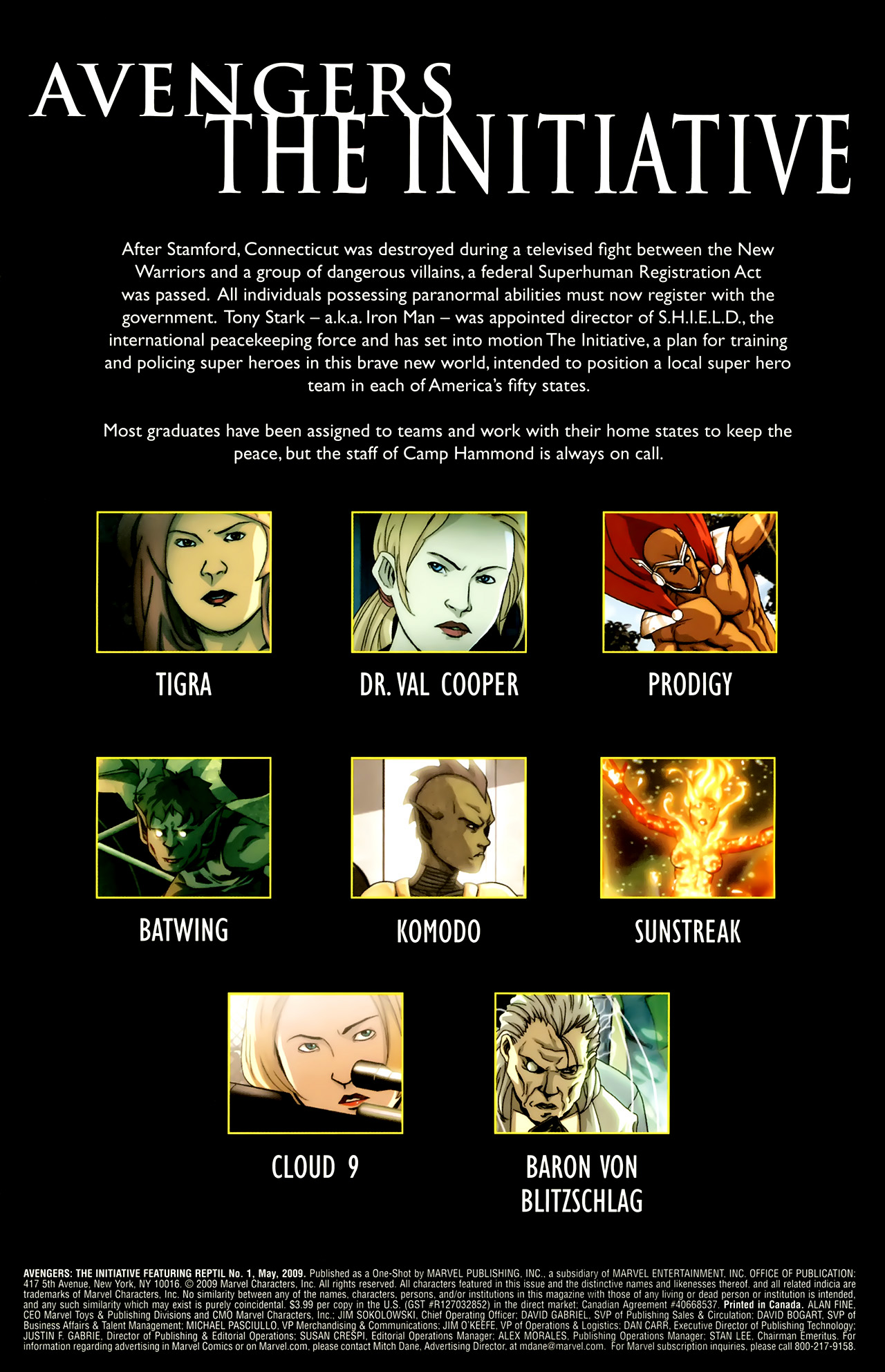 Read online Avengers: The Initiative Featuring Reptil comic -  Issue # Full - 2