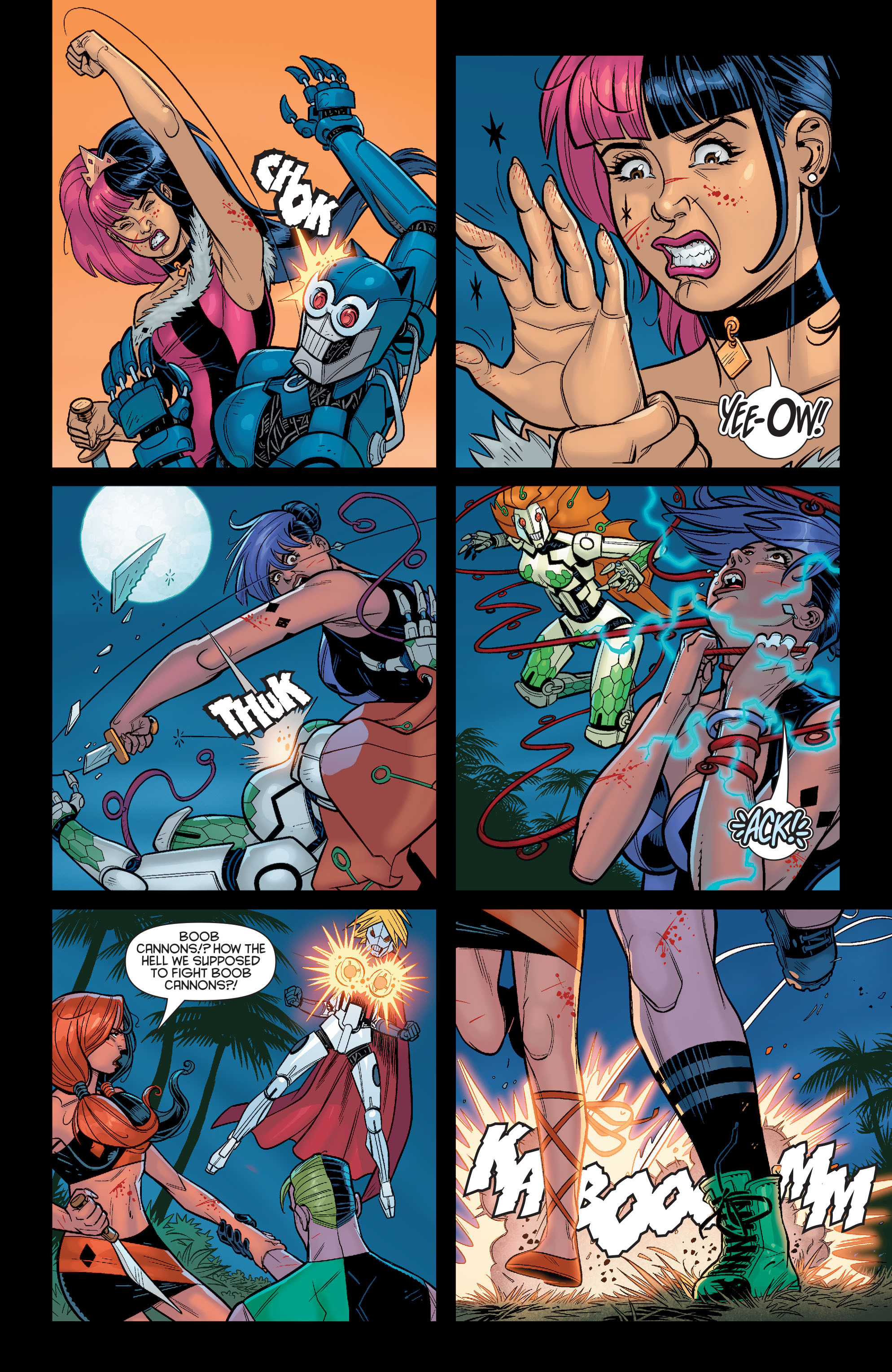 Read online Harley Quinn And Her Gang Of Harleys comic -  Issue #5 - 7