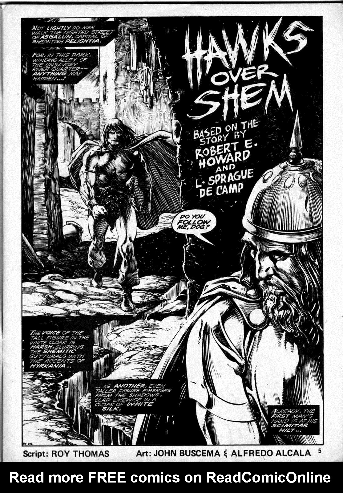 Read online The Savage Sword Of Conan comic -  Issue #36 - 5