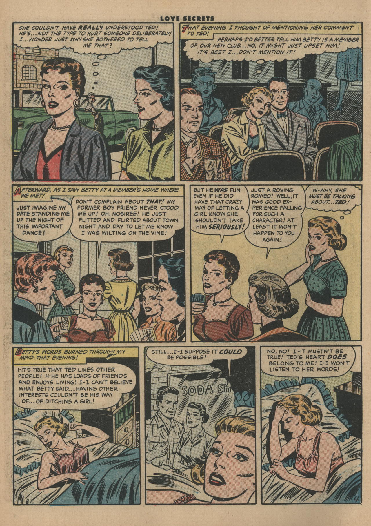 Read online Love Secrets (1953) comic -  Issue #41 - 6