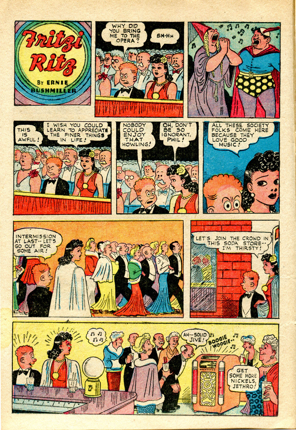 Read online Fritzi Ritz (1948) comic -  Issue #7 - 12