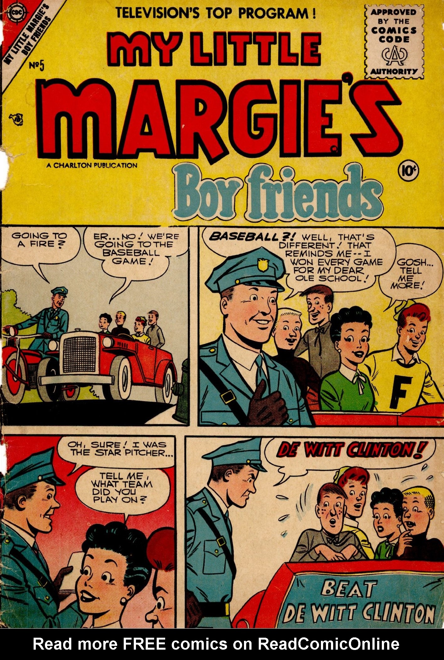 Read online My Little Margie's Boy Friends comic -  Issue #5 - 1
