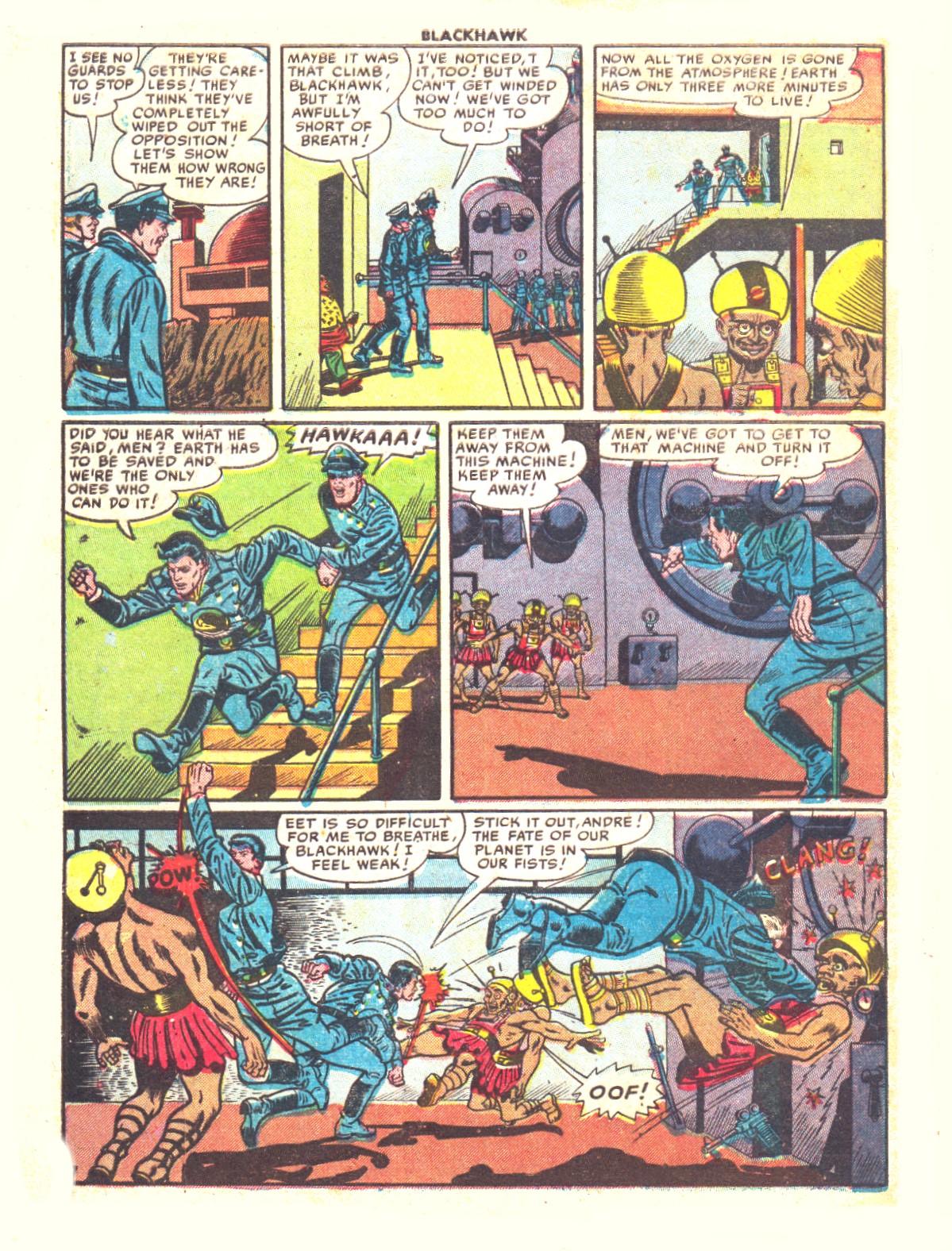 Read online Blackhawk (1957) comic -  Issue #43 - 48