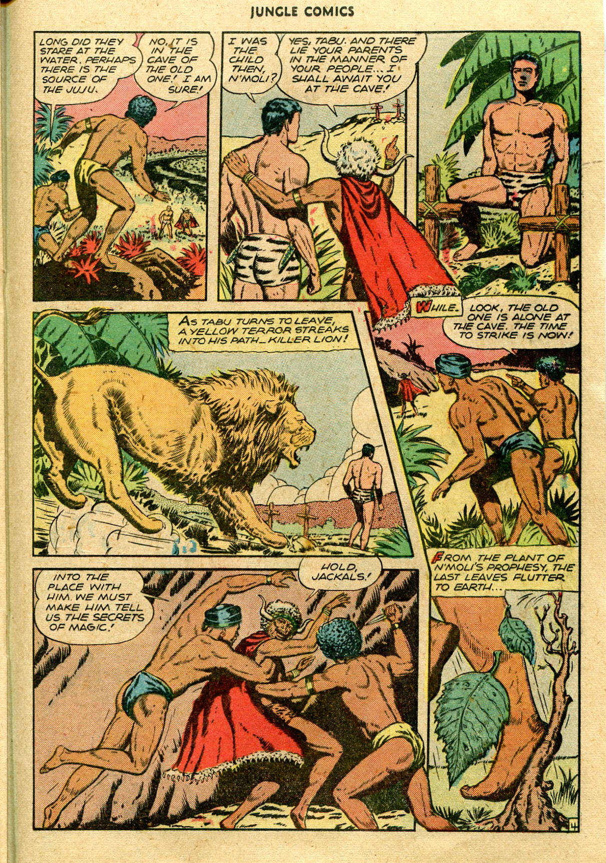 Read online Jungle Comics comic -  Issue #79 - 32