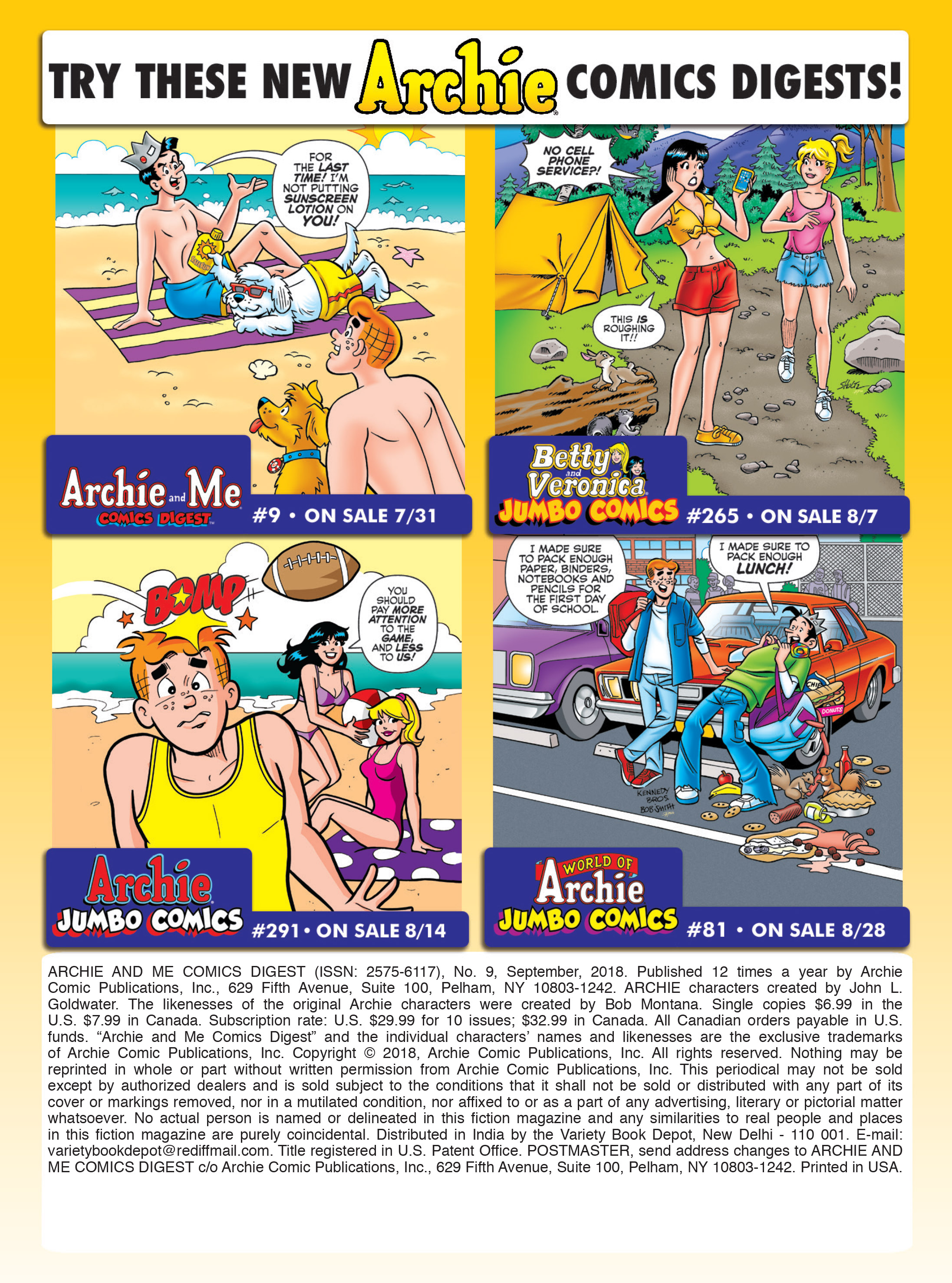 Read online Archie And Me Comics Digest comic -  Issue #9 - 122