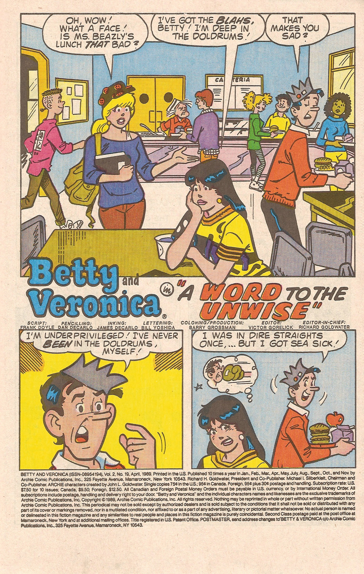 Read online Betty and Veronica (1987) comic -  Issue #19 - 3