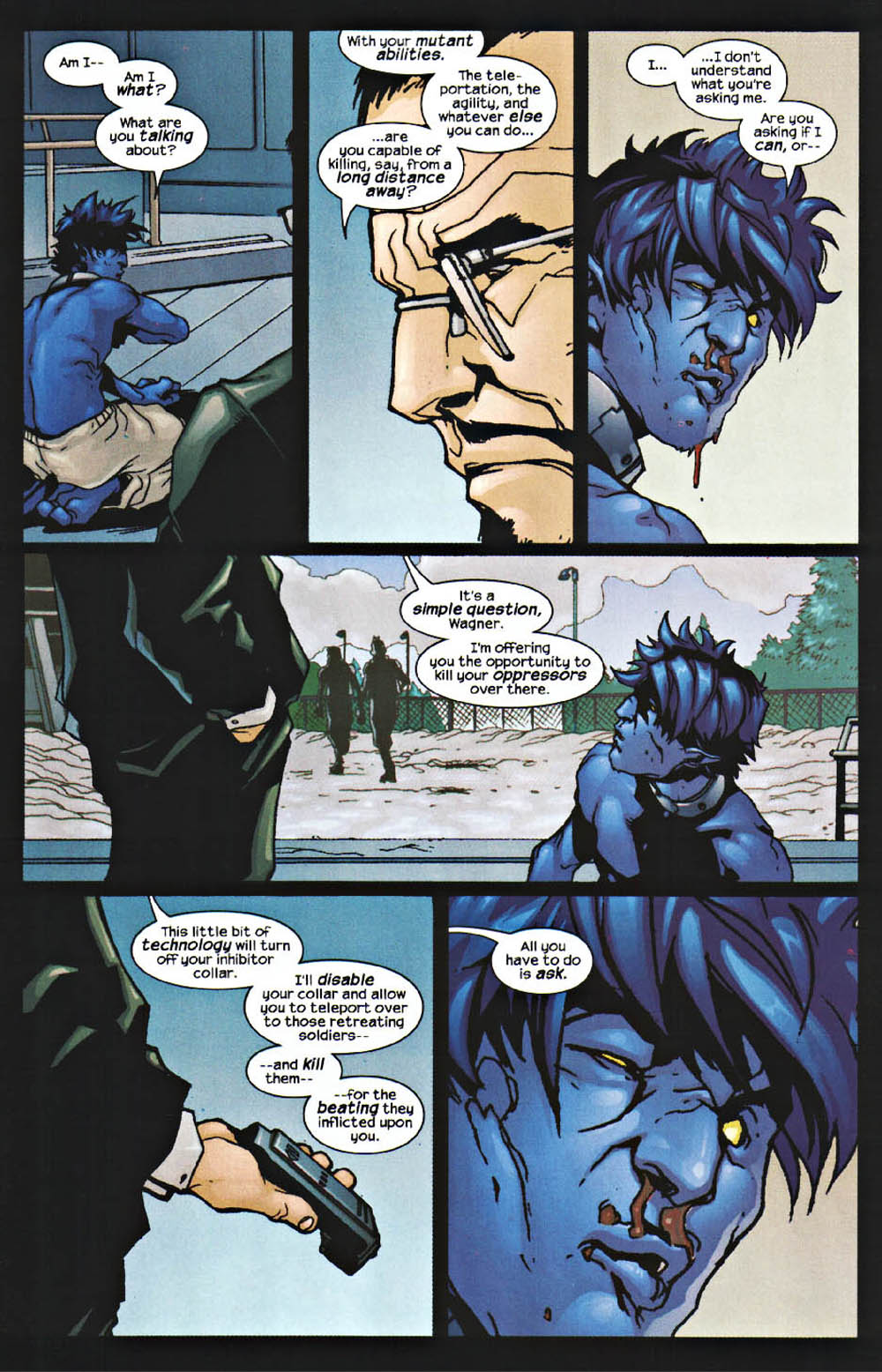 Read online X-Men 2 Movie Prequel: Nightcrawler comic -  Issue # Full - 37