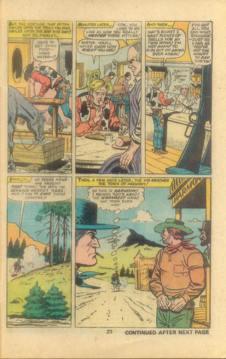 Read online Kid Colt Outlaw comic -  Issue #194 - 25