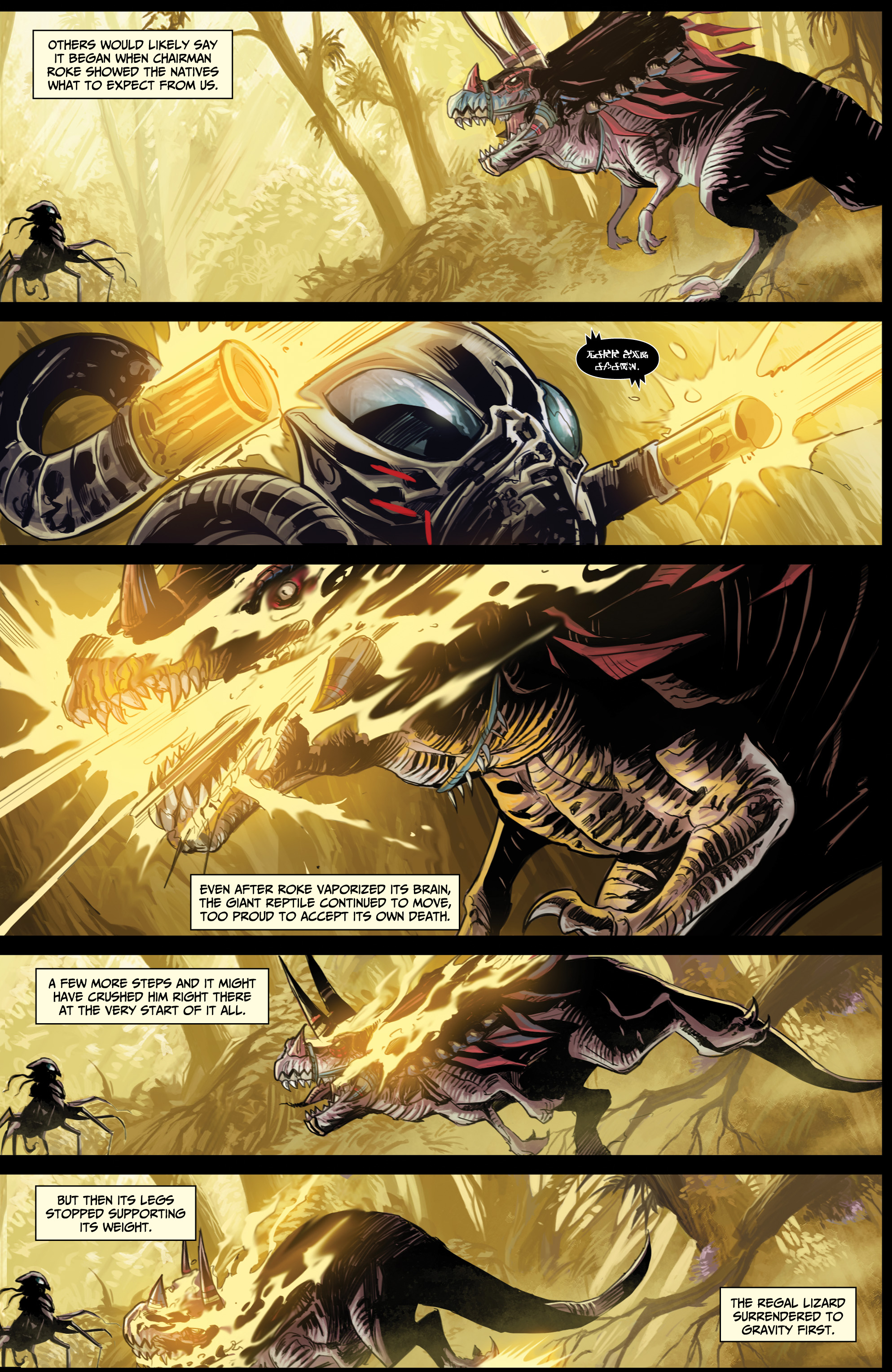 Read online Dinosaurs Vs. Aliens comic -  Issue # Full - 39