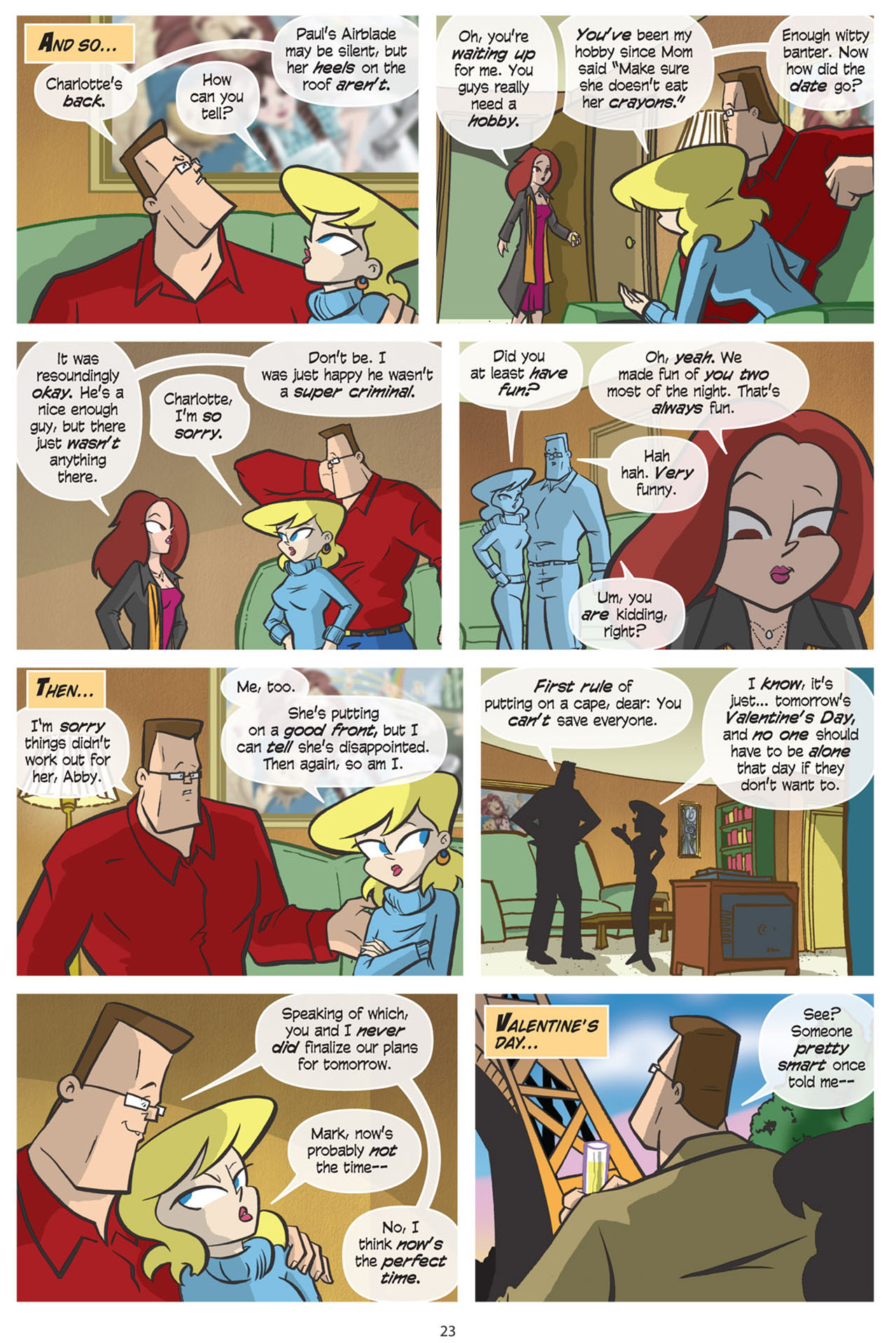 Read online Love and Capes comic -  Issue #3 - 24