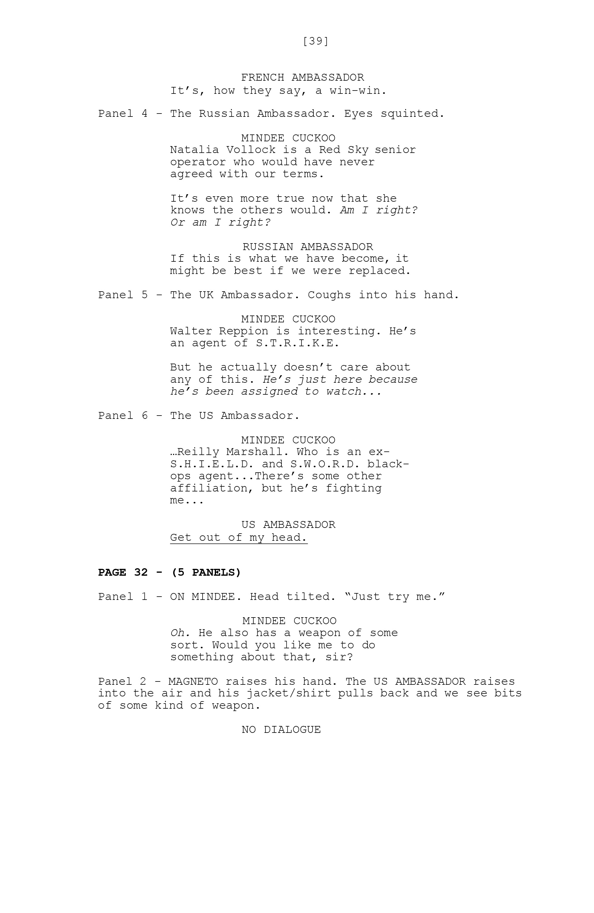 Read online House of X comic -  Issue # _Director's Cut - 106