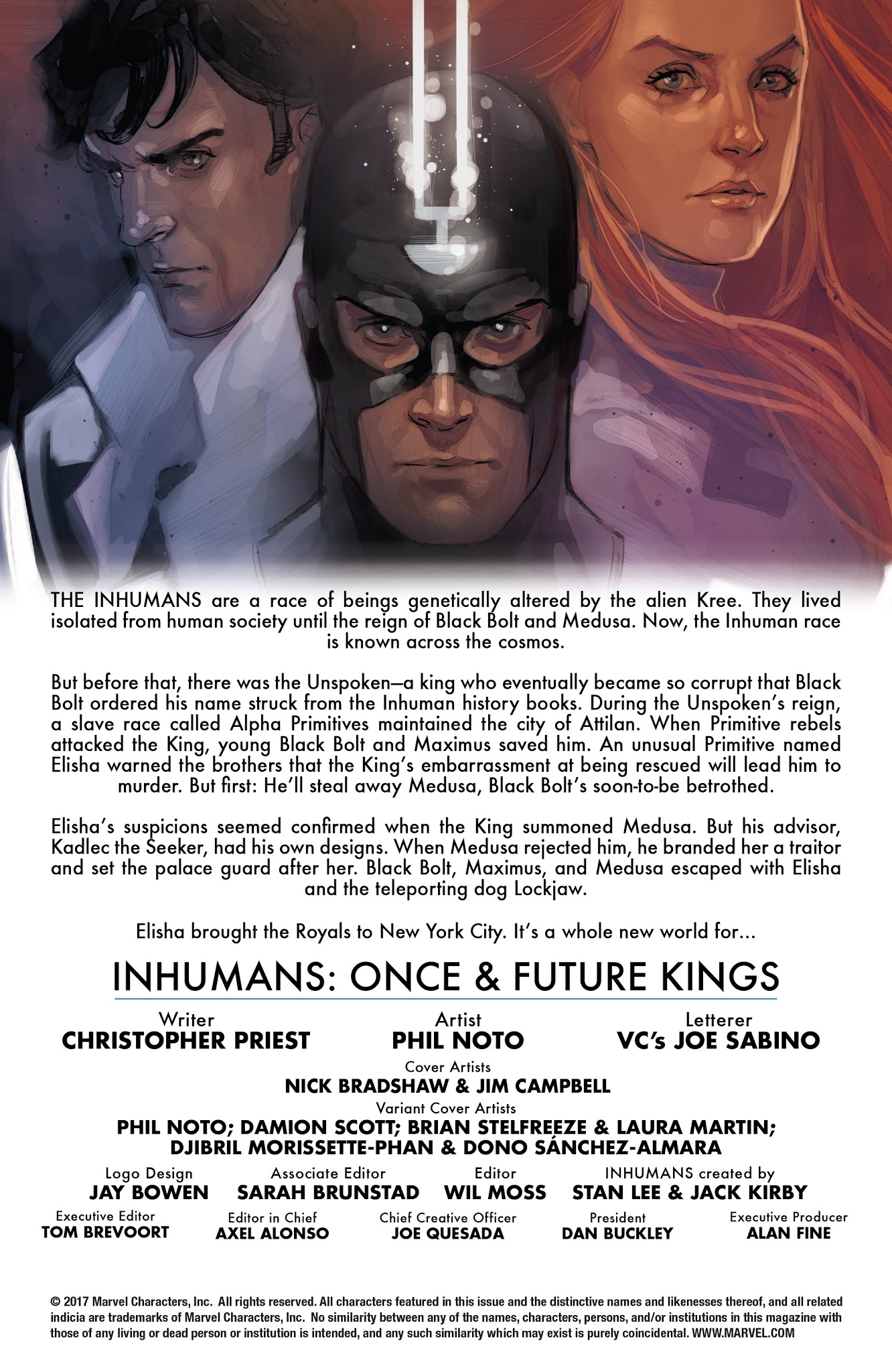 Read online Inhumans: Once And Future Kings comic -  Issue #2 - 2