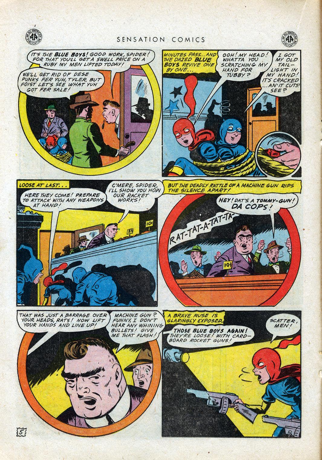 Read online Sensation (Mystery) Comics comic -  Issue #38 - 24