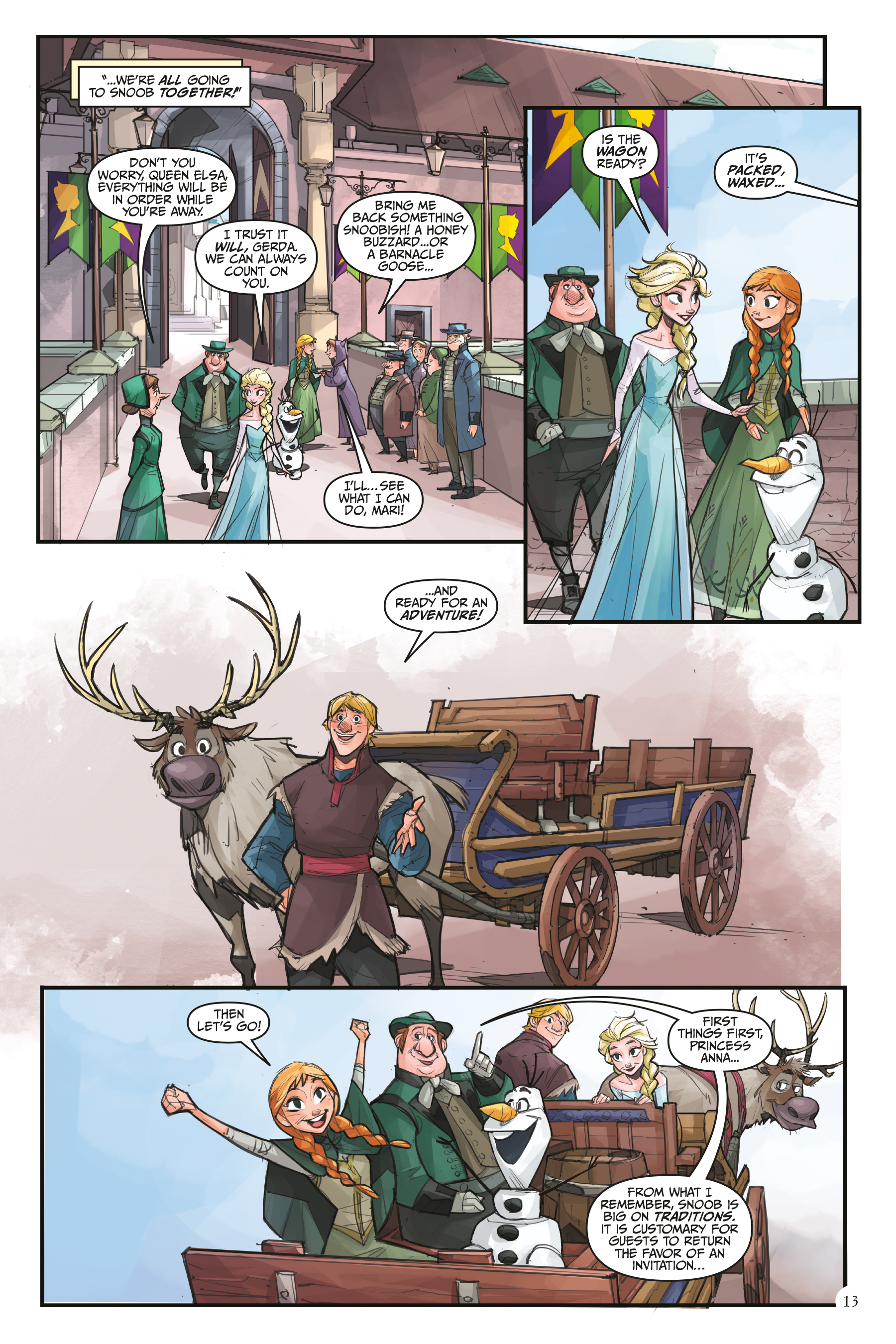 Read online Disney Frozen: Reunion Road comic -  Issue # _TPB - 14