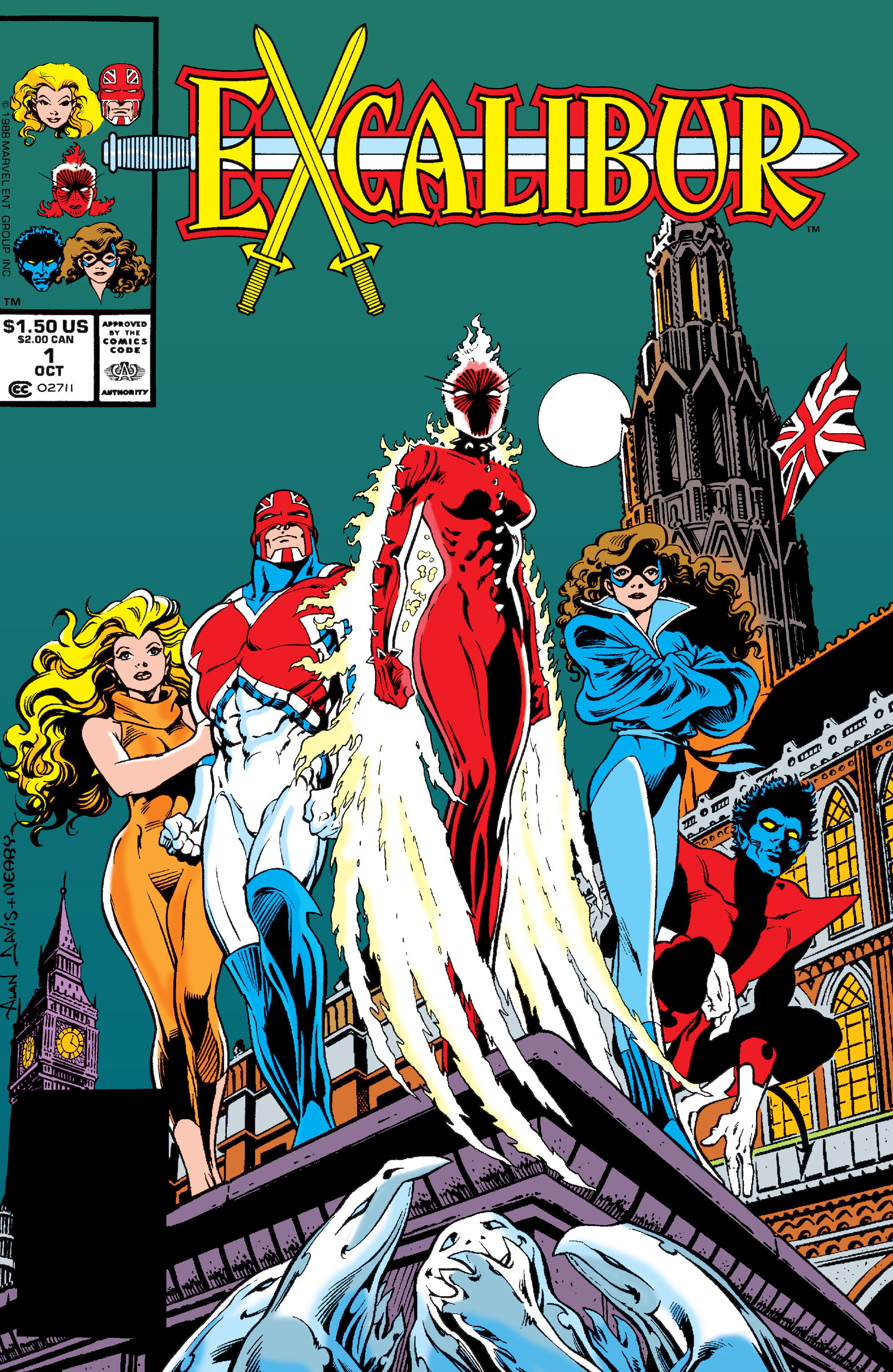 Read online Excalibur (1988) comic -  Issue #1 - 1