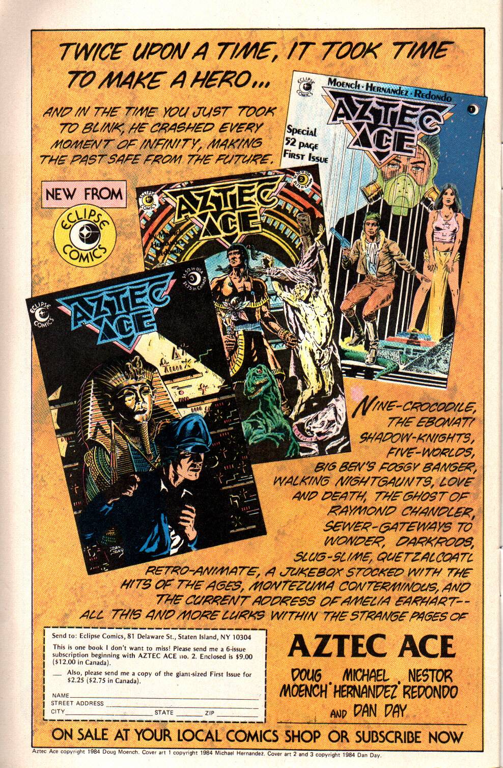 Read online Aztec Ace comic -  Issue #6 - 29