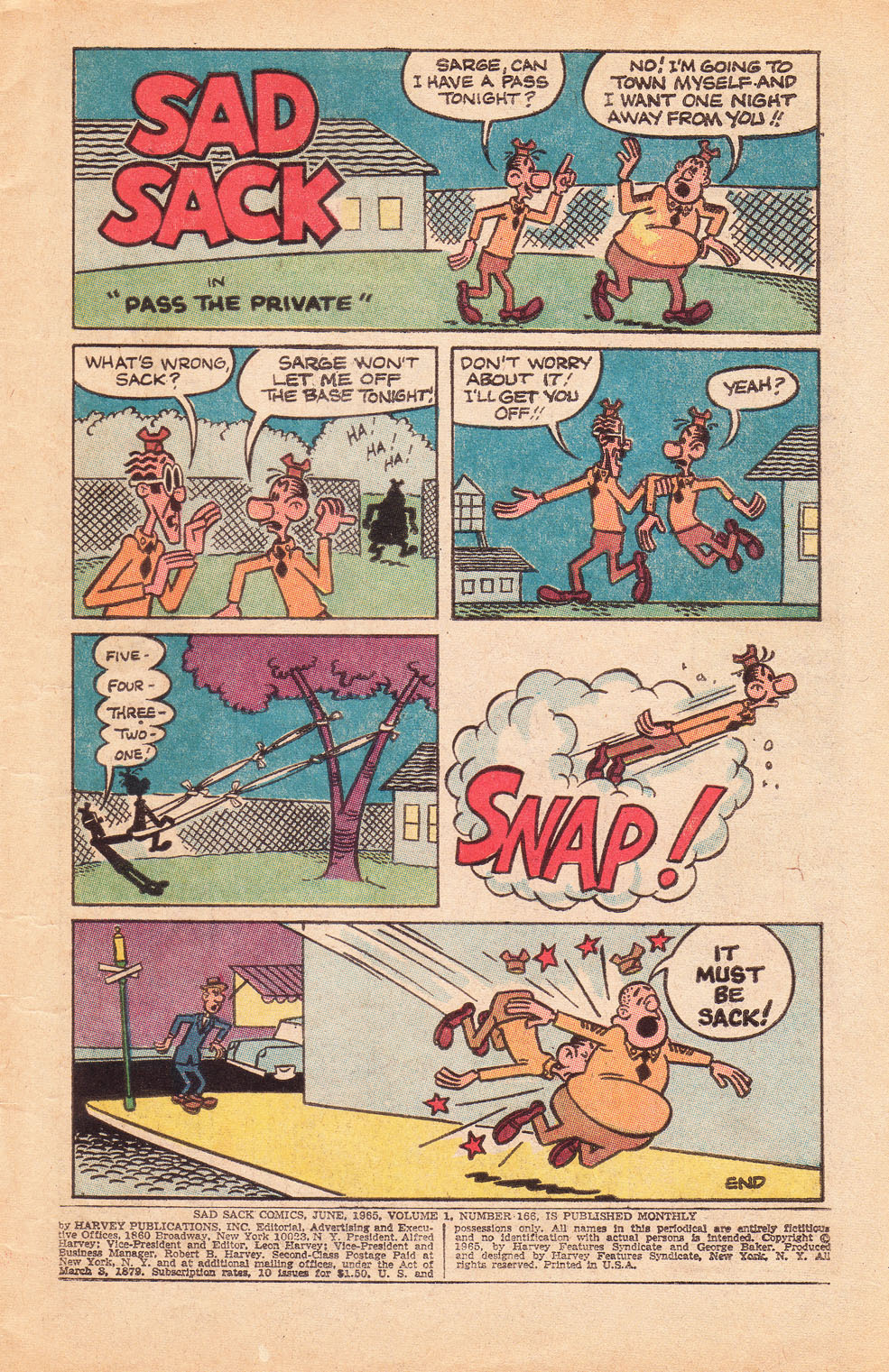 Read online Sad Sack comic -  Issue #166 - 3