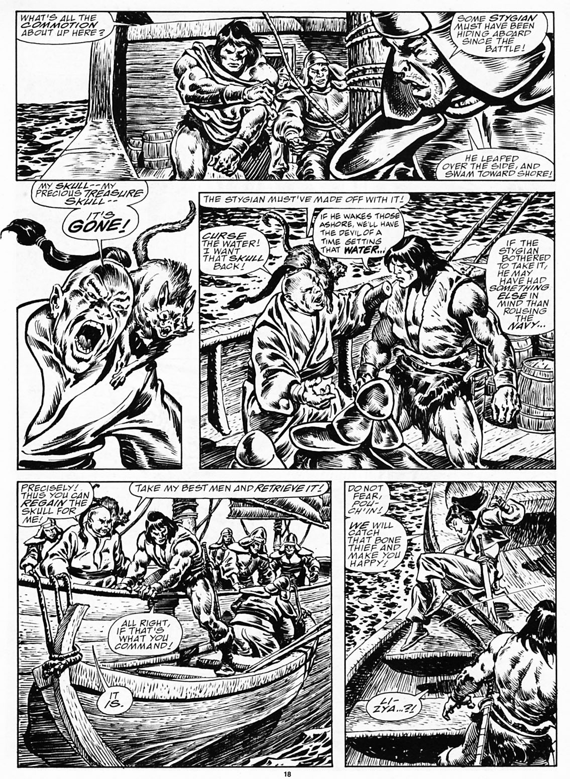 Read online The Savage Sword Of Conan comic -  Issue #191 - 20