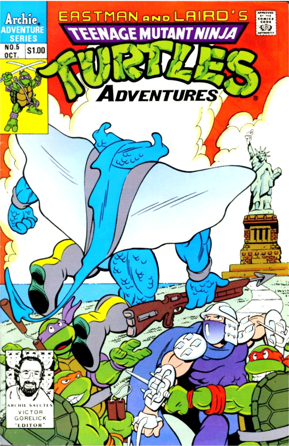 Read online Teenage Mutant Ninja Turtles Adventures (1989) comic -  Issue #5 - 1