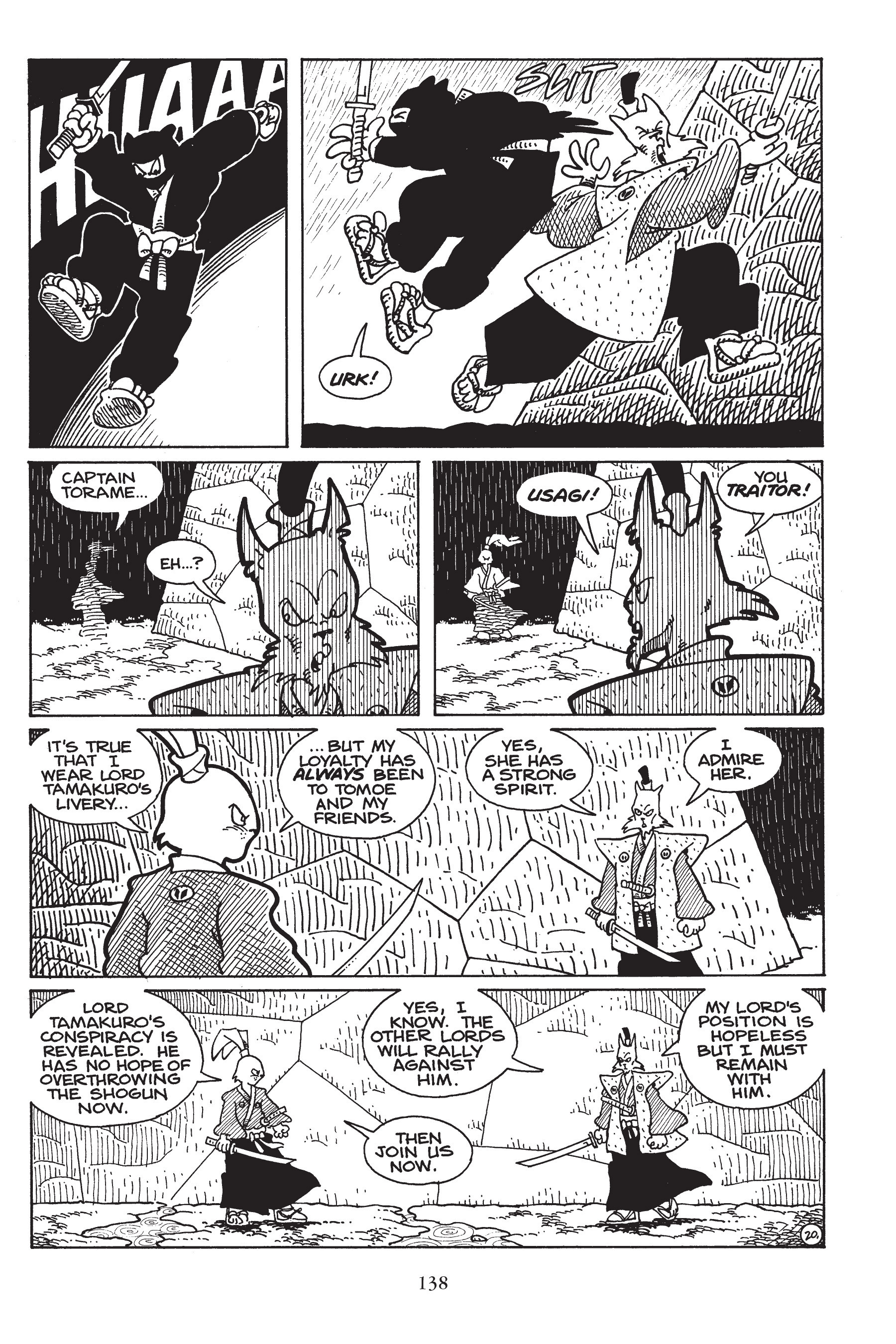 Read online Usagi Yojimbo (1987) comic -  Issue # _TPB 4 - 136