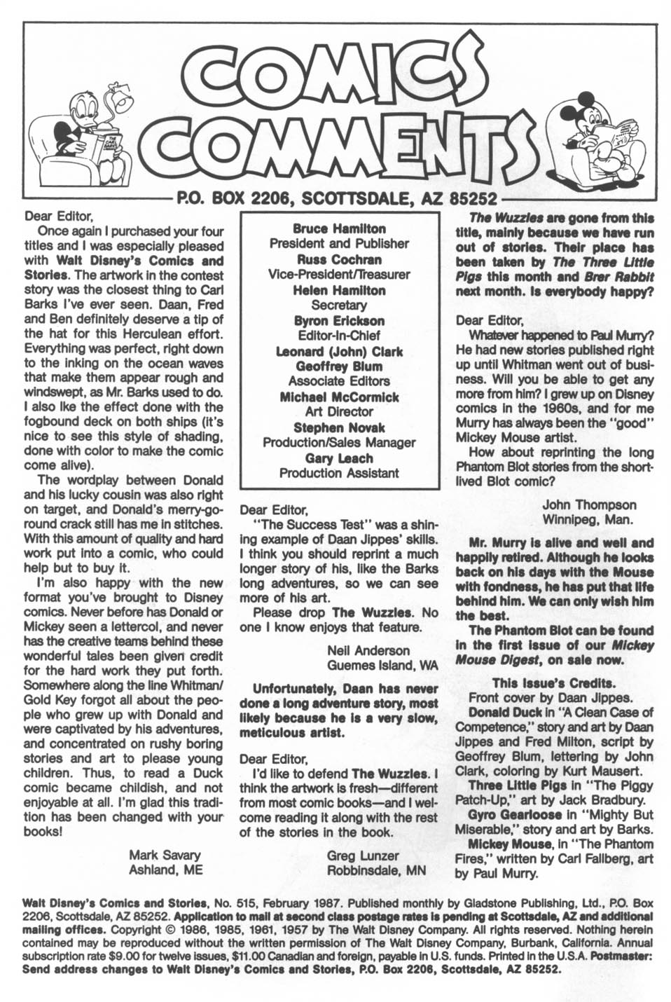 Read online Walt Disney's Comics and Stories comic -  Issue #515 - 2