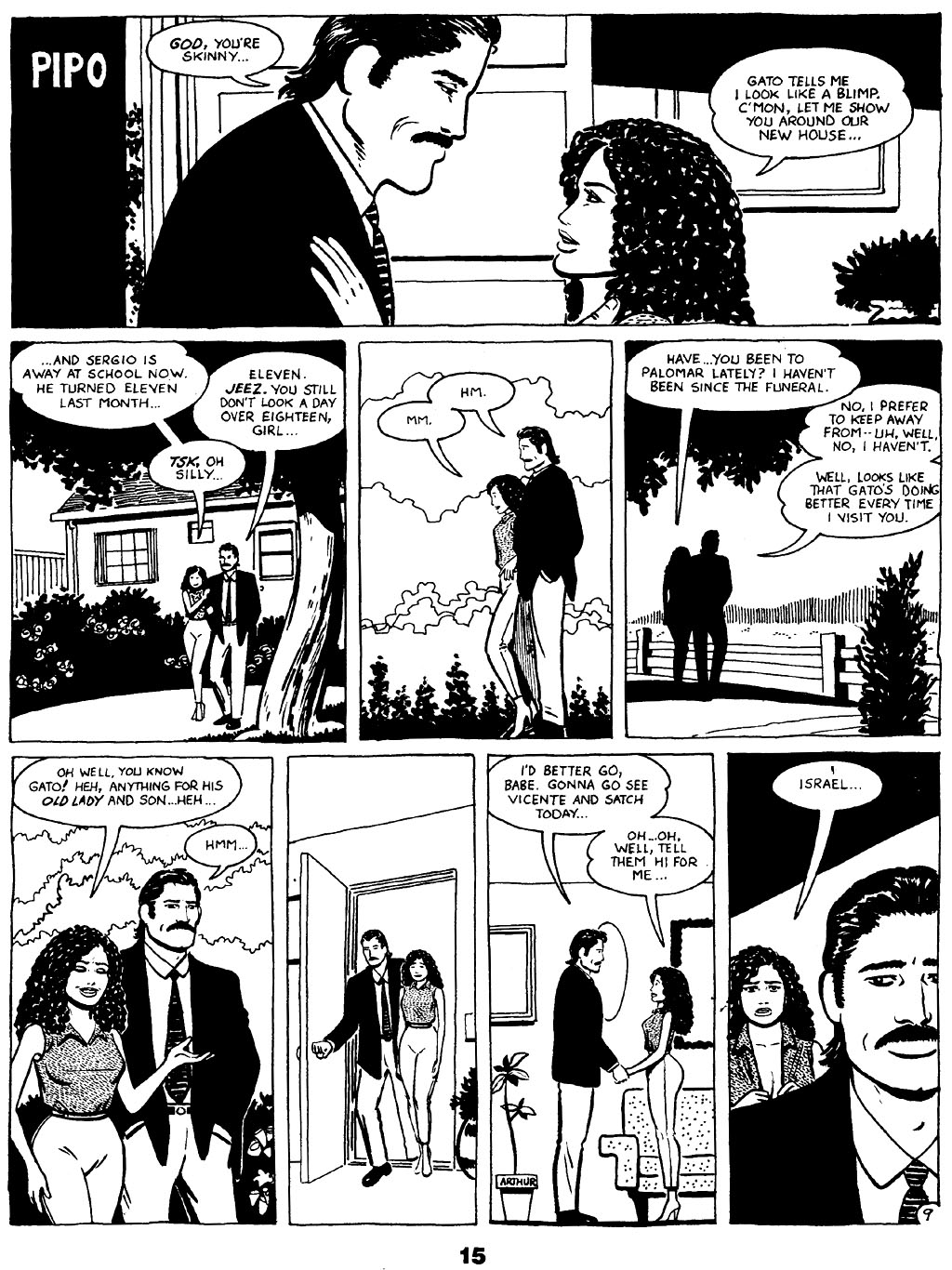 Read online Love and Rockets (1982) comic -  Issue #19 - 17