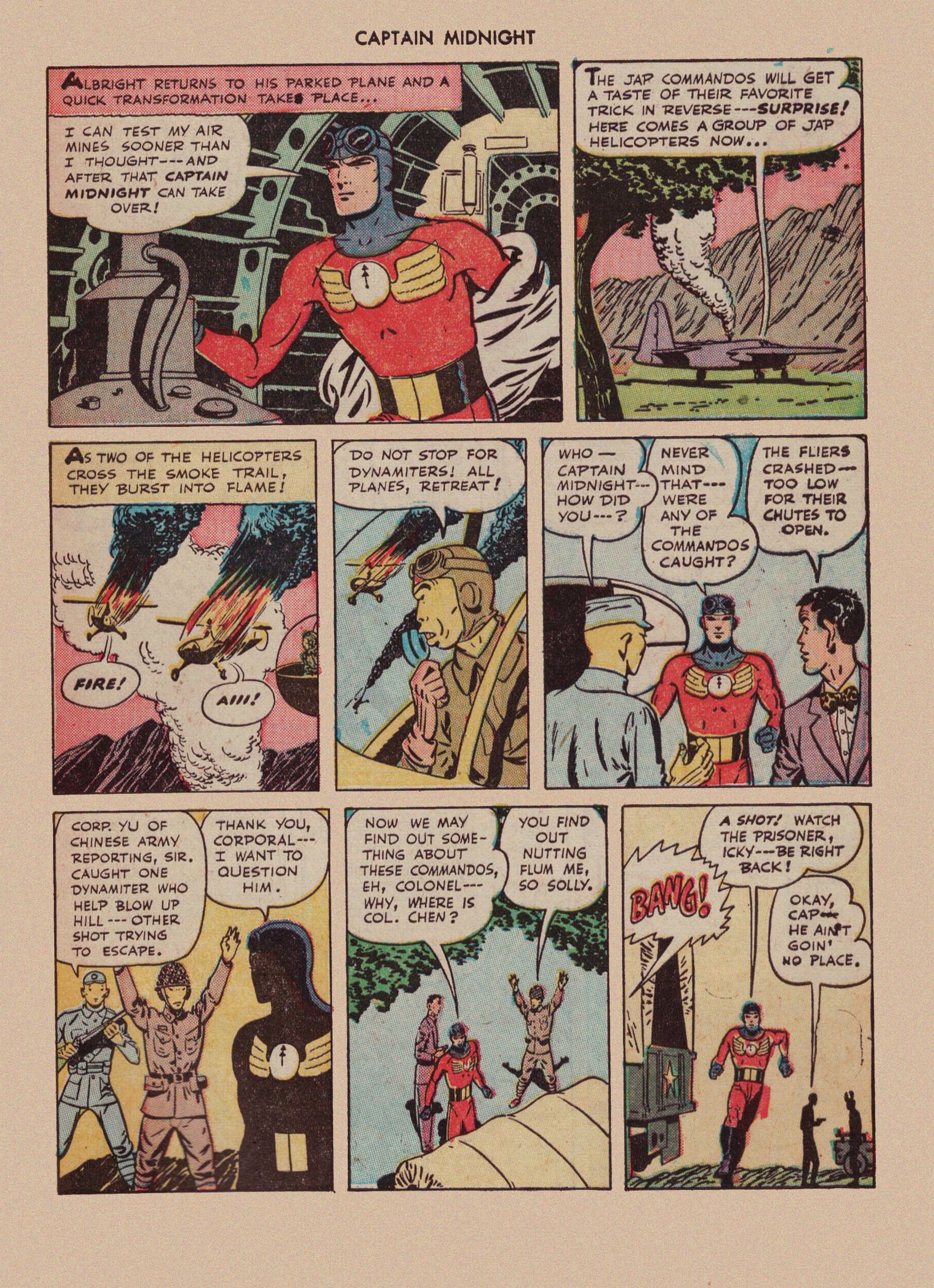 Read online Captain Midnight (1942) comic -  Issue #40 - 45
