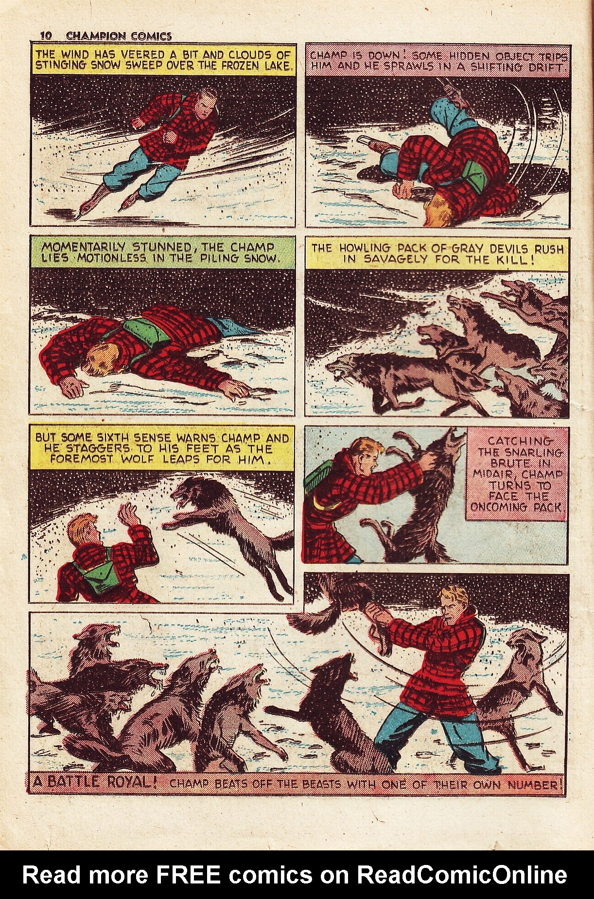 Read online Champion Comics comic -  Issue #6 - 12