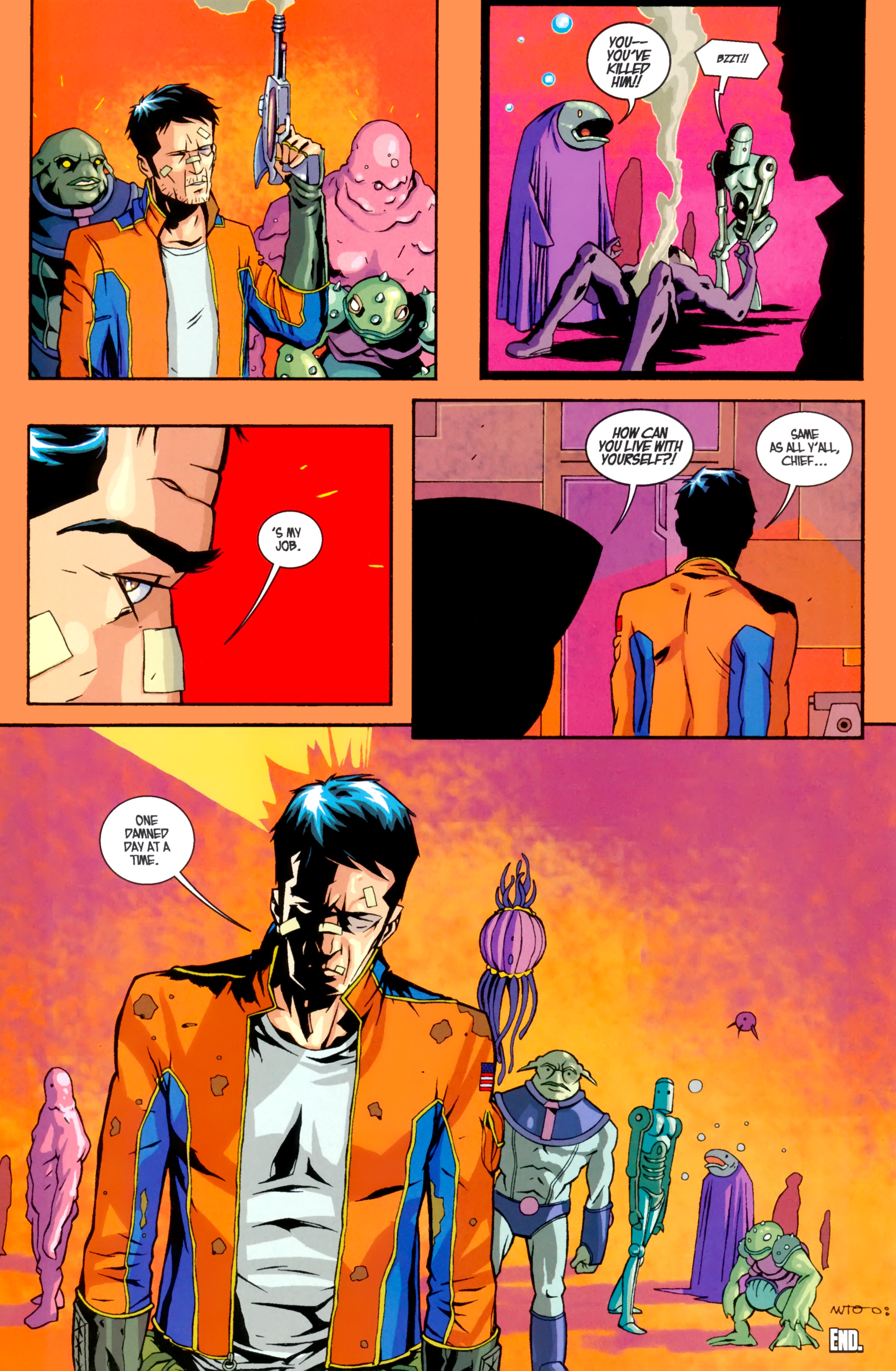 Read online Fear Agent comic -  Issue #27 - 28